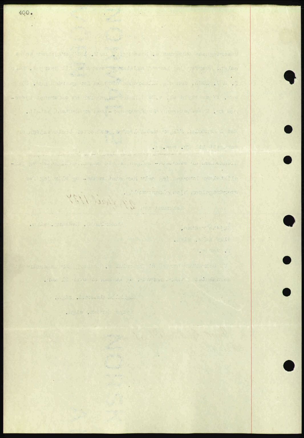 Eiker, Modum og Sigdal sorenskriveri, SAKO/A-123/G/Ga/Gab/L0035: Pantebok nr. A5, 1937-1937, Dagboknr: 997/1937