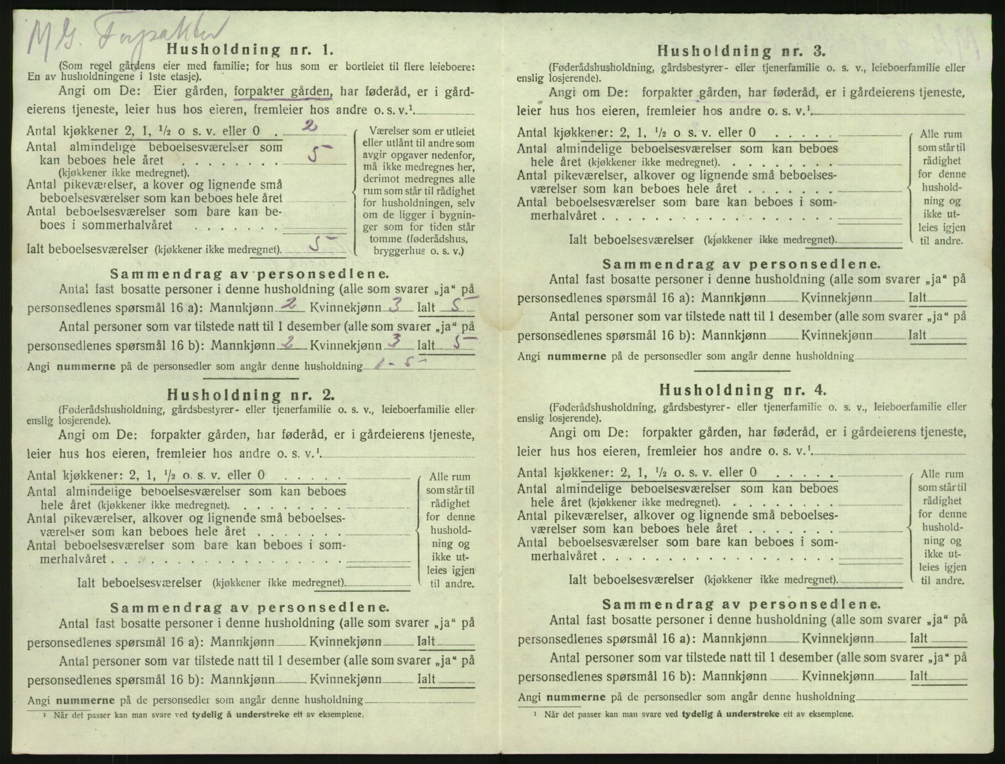 SAKO, Folketelling 1920 for 0726 Brunlanes herred, 1920, s. 916