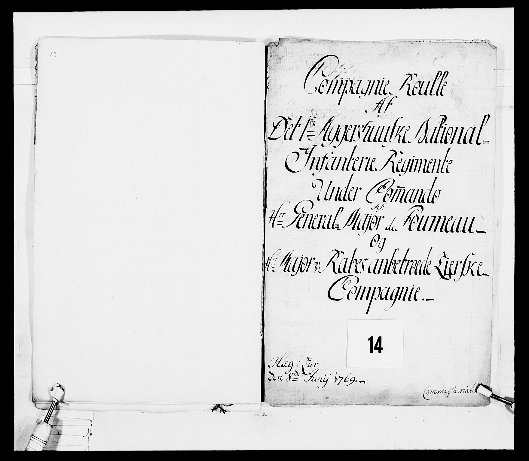 Generalitets- og kommissariatskollegiet, Det kongelige norske kommissariatskollegium, AV/RA-EA-5420/E/Eh/L0037: 1. Akershusiske nasjonale infanteriregiment, 1767-1773, s. 56