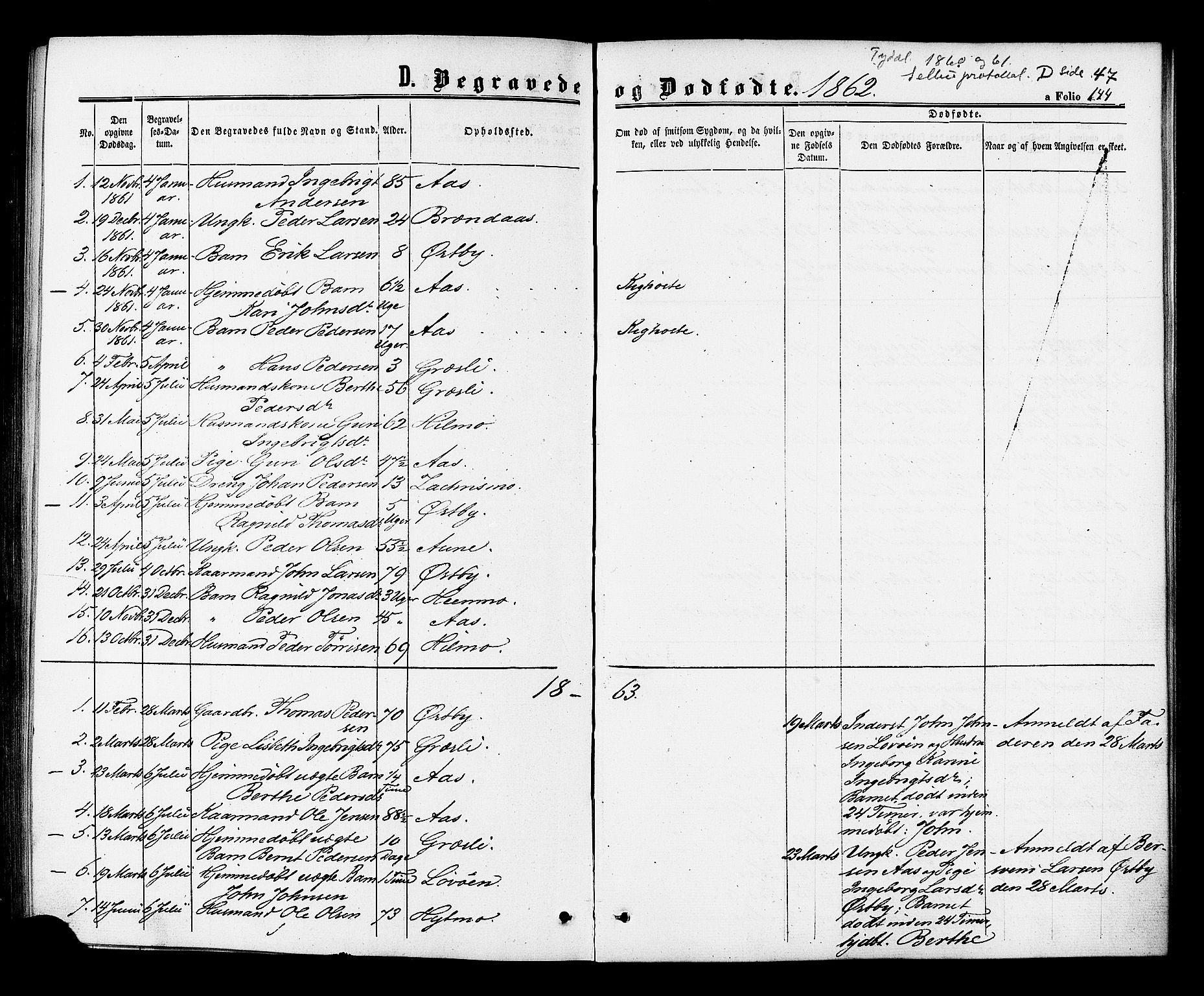 Ministerialprotokoller, klokkerbøker og fødselsregistre - Sør-Trøndelag, SAT/A-1456/698/L1163: Ministerialbok nr. 698A01, 1862-1887, s. 144