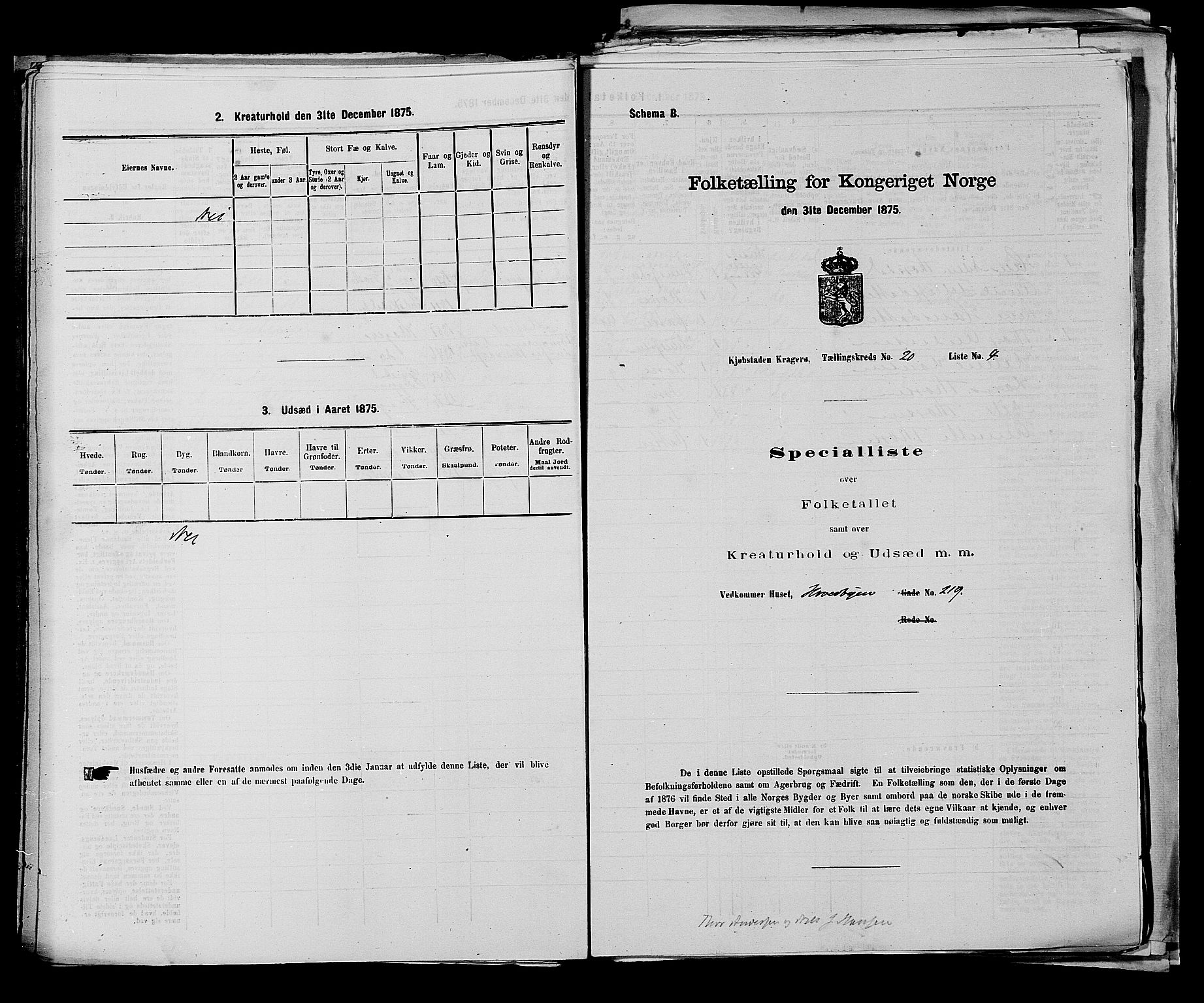 SAKO, Folketelling 1875 for 0801P Kragerø prestegjeld, 1875, s. 428