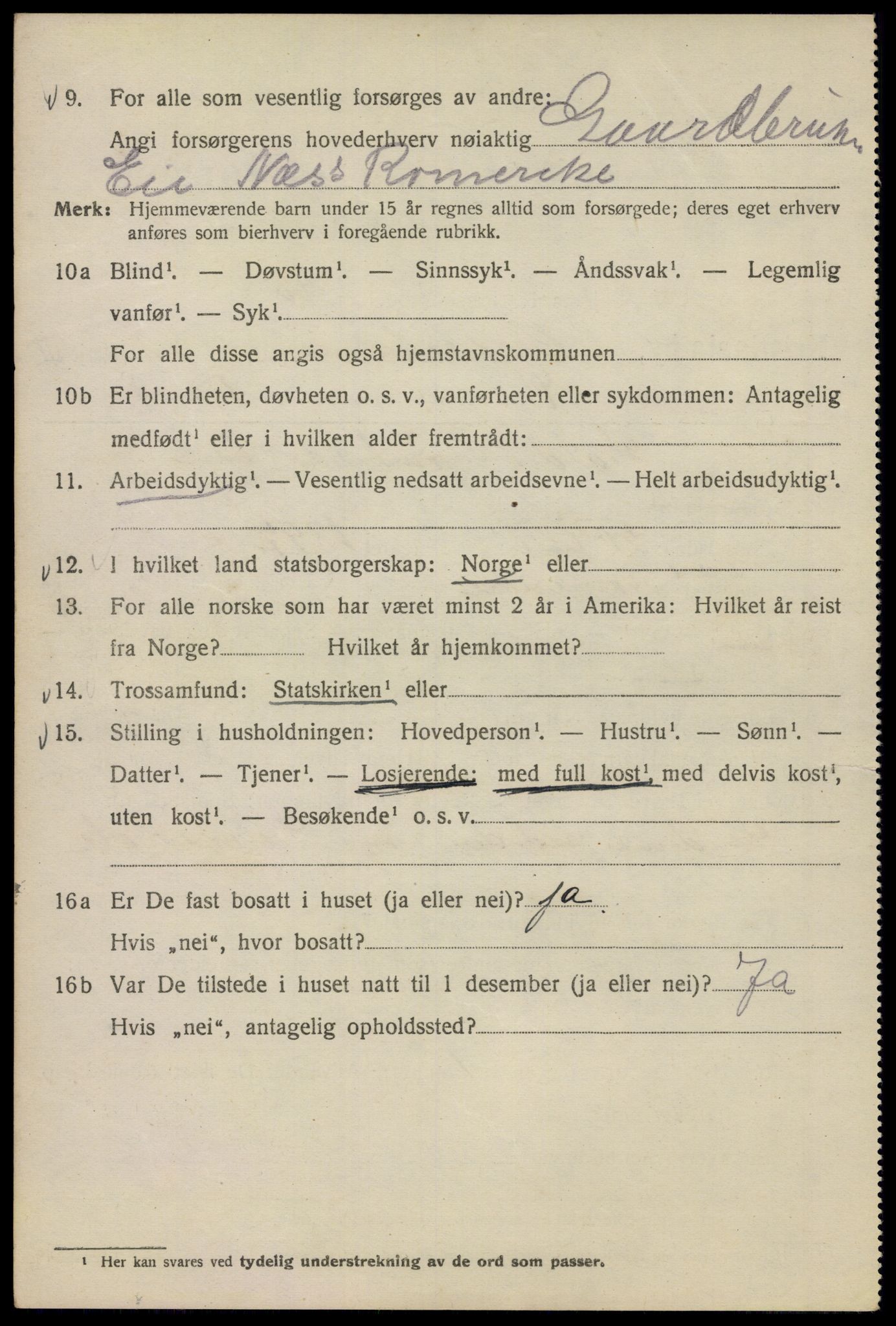 SAO, Folketelling 1920 for 0301 Kristiania kjøpstad, 1920, s. 166606