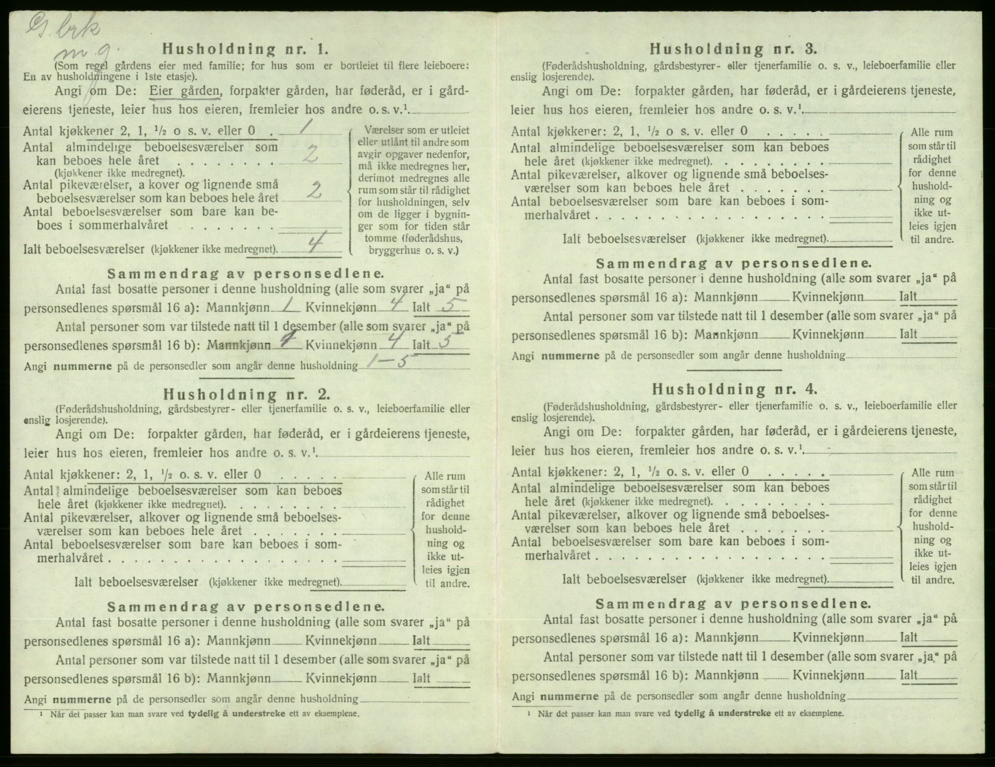 SAB, Folketelling 1920 for 1211 Etne herred, 1920, s. 712