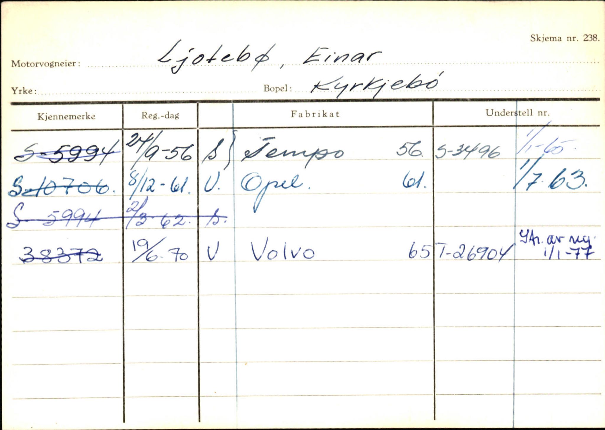 Statens vegvesen, Sogn og Fjordane vegkontor, AV/SAB-A-5301/4/F/L0130: Eigarregister Eid T-Å. Høyanger A-O, 1945-1975, s. 2018