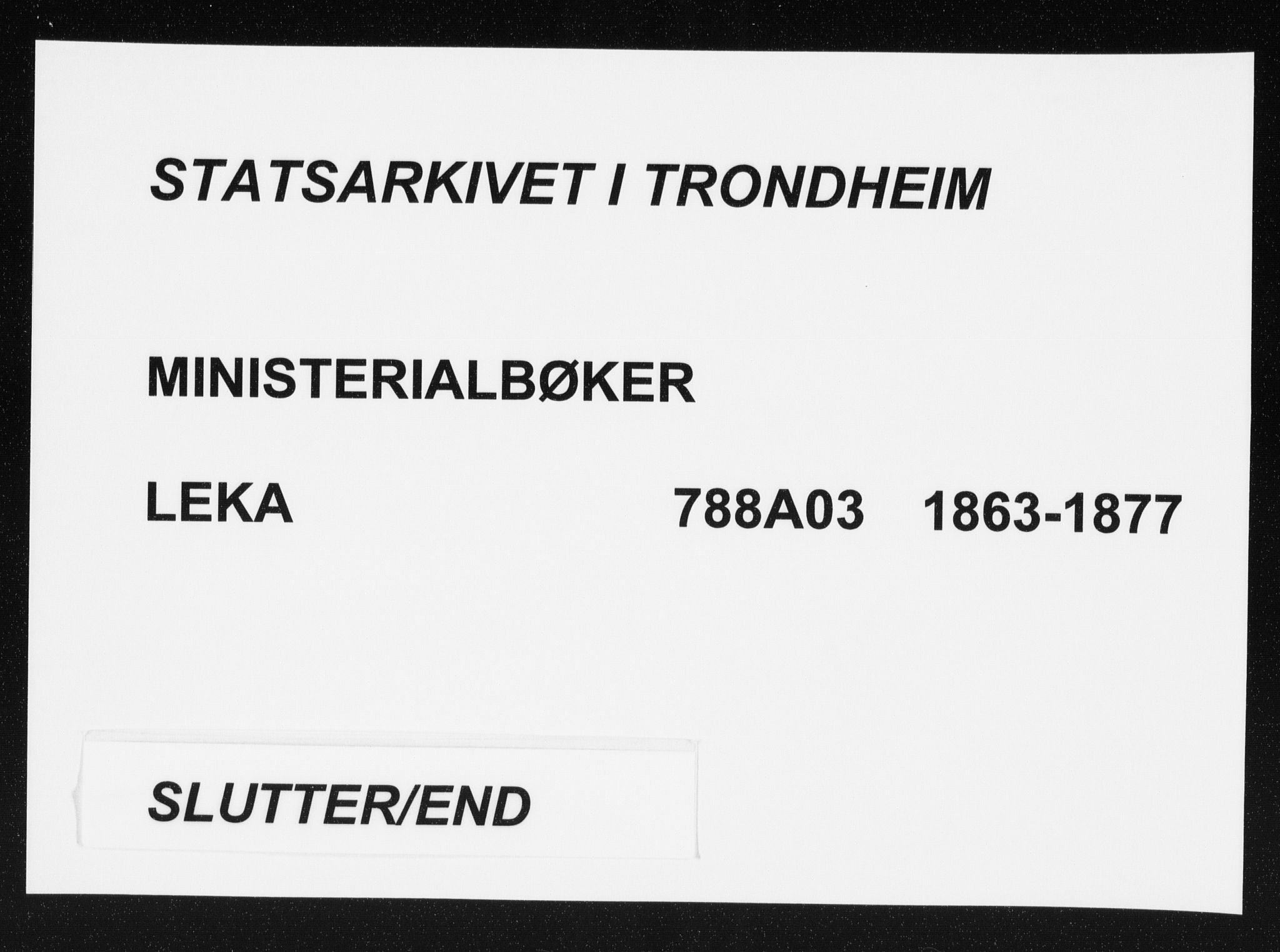 Ministerialprotokoller, klokkerbøker og fødselsregistre - Nord-Trøndelag, SAT/A-1458/788/L0696: Ministerialbok nr. 788A03, 1863-1877