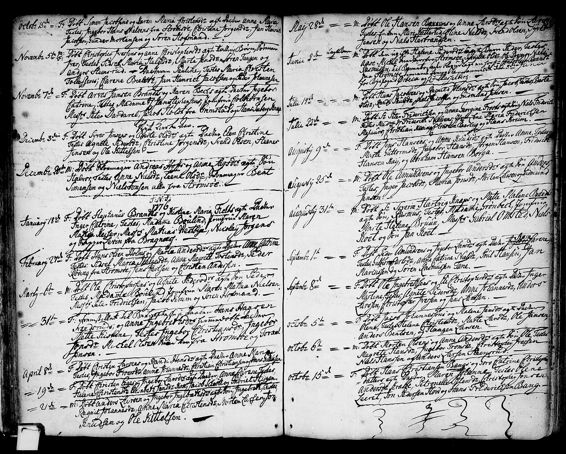 Strømsø kirkebøker, AV/SAKO-A-246/F/Fb/L0002: Ministerialbok nr. II 2, 1739-1814, s. 58