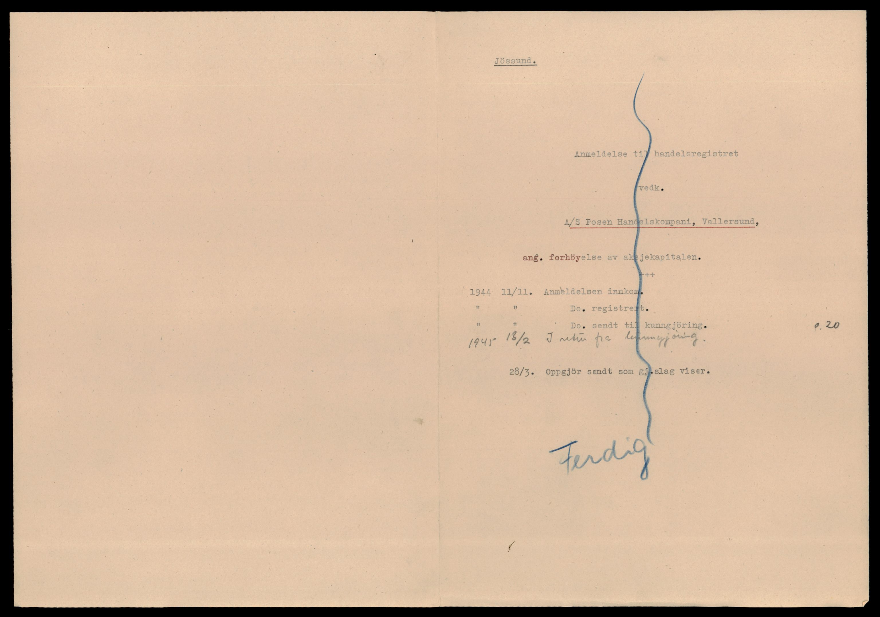 Fosen sorenskriveri, AV/SAT-A-1107/2/J/Jd/Jdc/L0001: Bilag, 1944-1949, s. 3