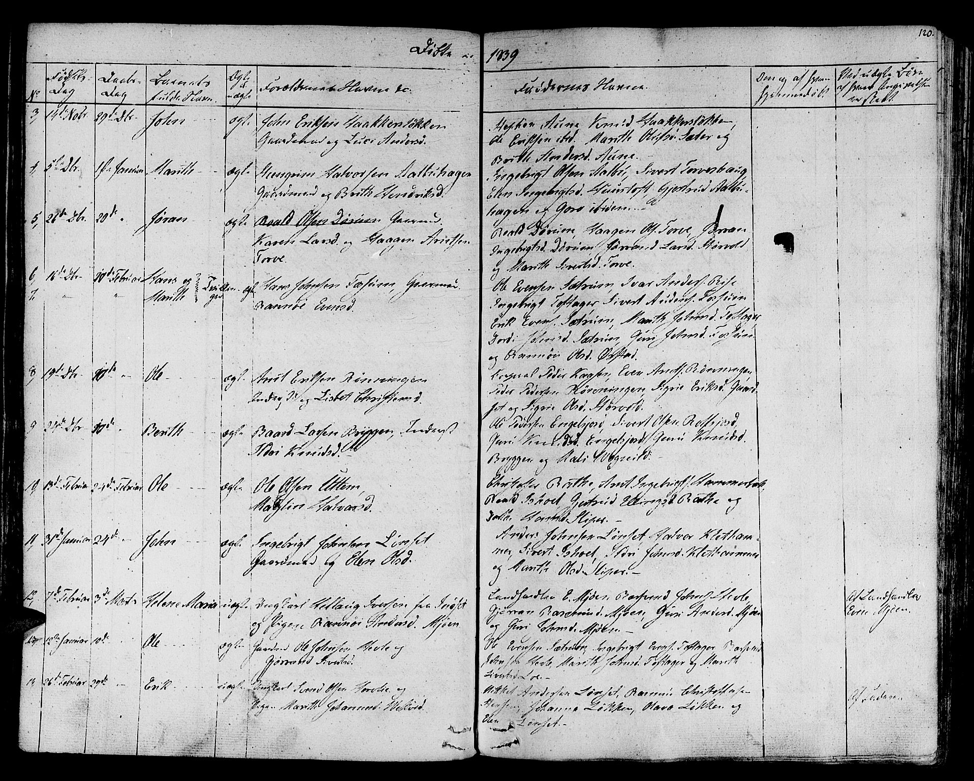 Ministerialprotokoller, klokkerbøker og fødselsregistre - Sør-Trøndelag, SAT/A-1456/678/L0897: Ministerialbok nr. 678A06-07, 1821-1847, s. 120