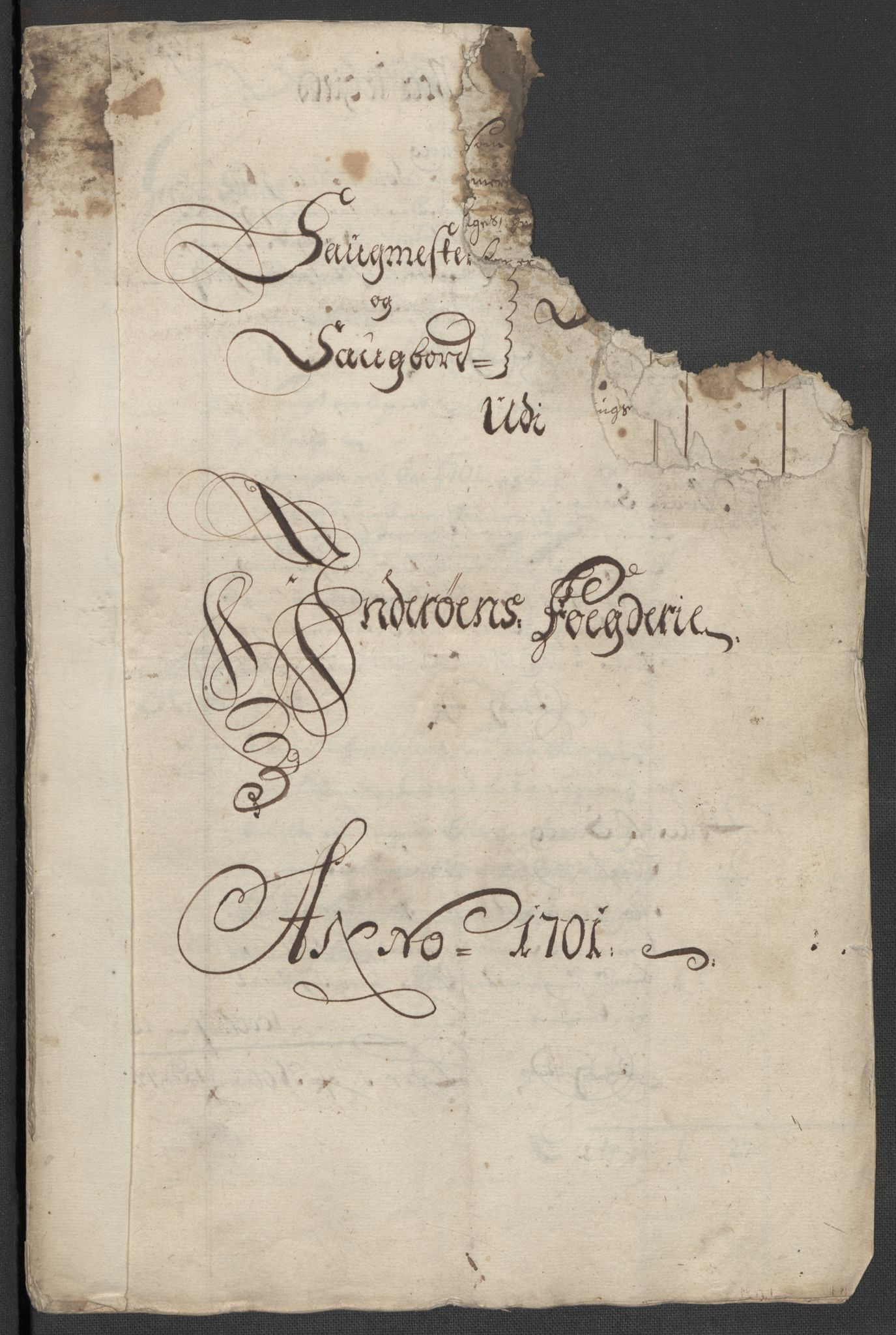 Rentekammeret inntil 1814, Reviderte regnskaper, Fogderegnskap, AV/RA-EA-4092/R63/L4312: Fogderegnskap Inderøy, 1701-1702, s. 20