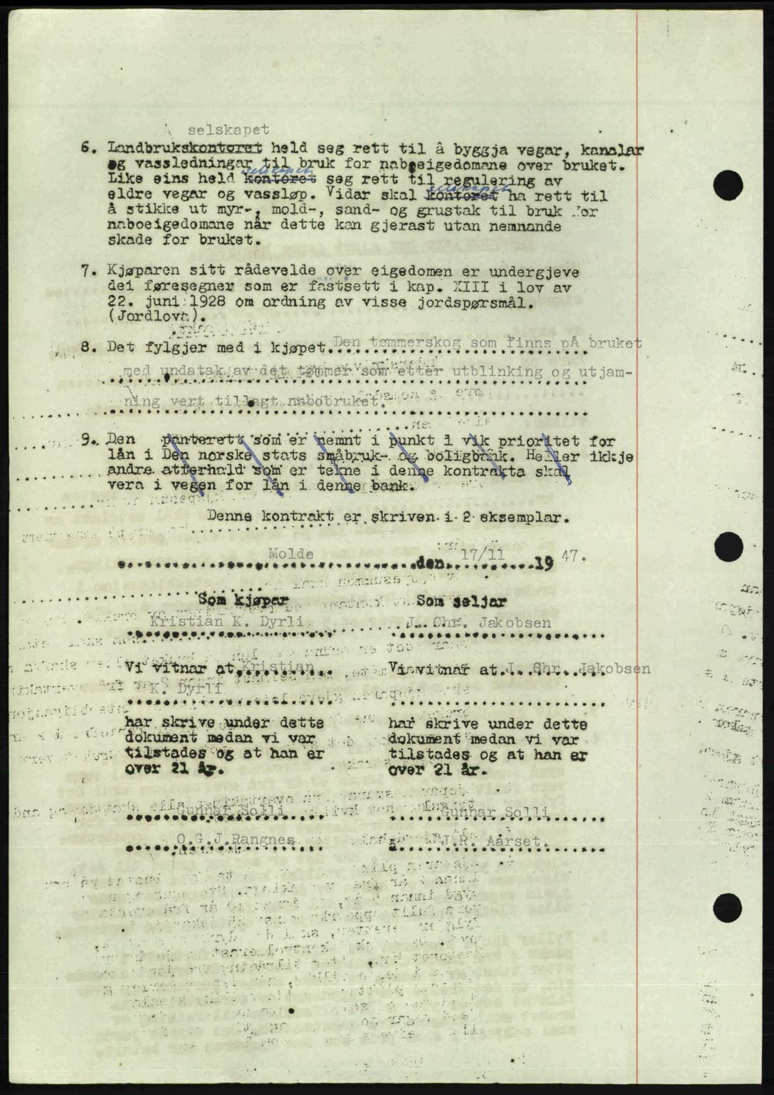 Nordmøre sorenskriveri, AV/SAT-A-4132/1/2/2Ca: Pantebok nr. A113, 1949-1950, Dagboknr: 3399/1949