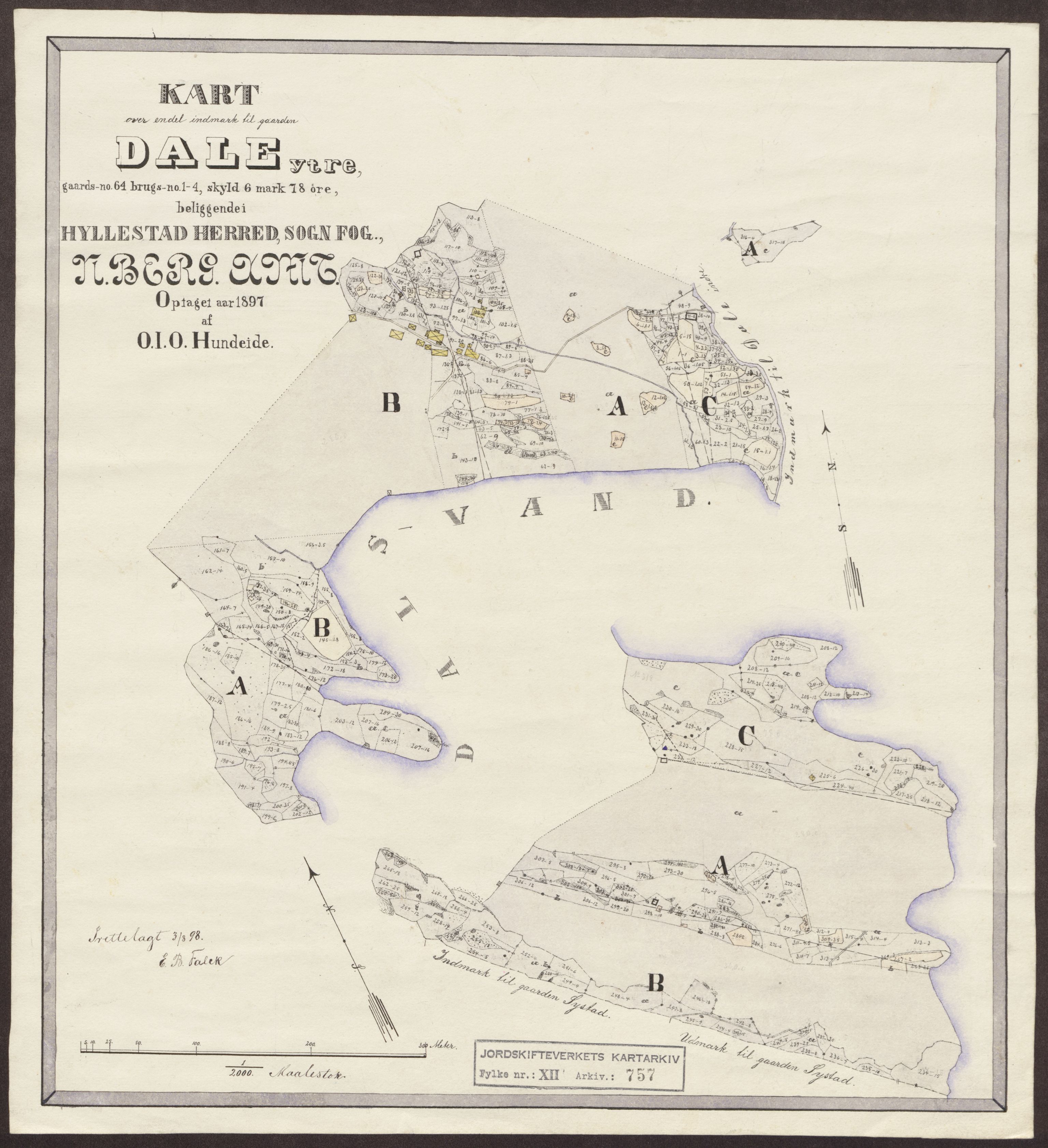 Jordskifteverkets kartarkiv, RA/S-3929/T, 1859-1988, s. 886