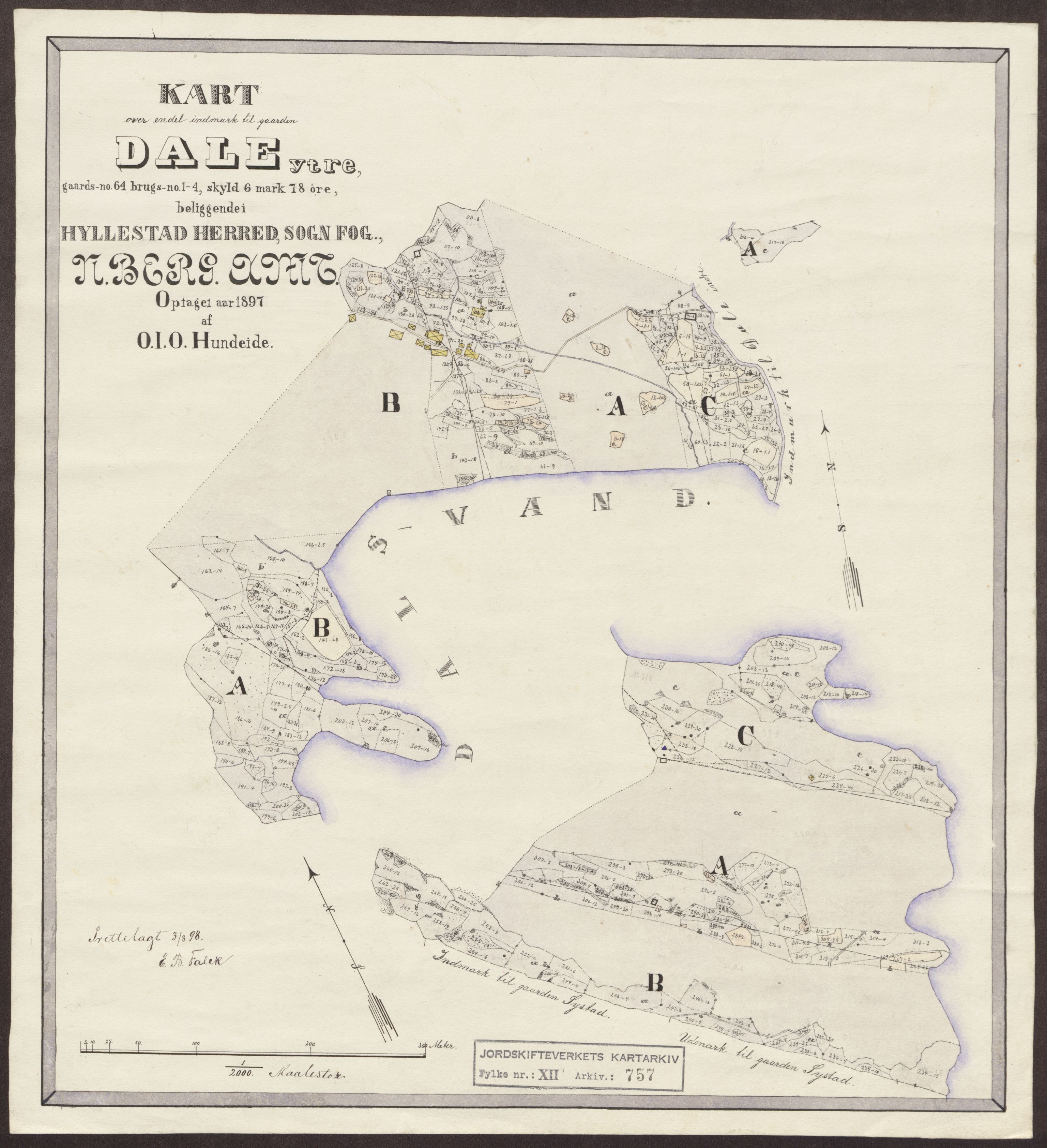 Jordskifteverkets kartarkiv, AV/RA-S-3929/T, 1859-1988, s. 886