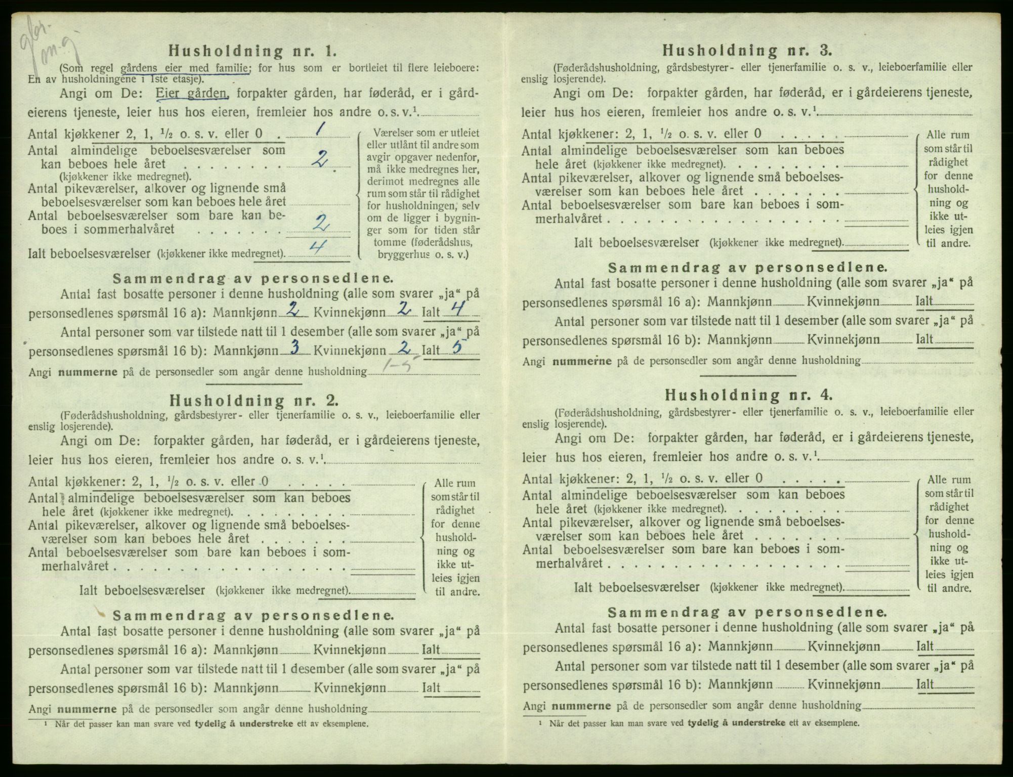 SAB, Folketelling 1920 for 1214 Ølen herred, 1920, s. 60