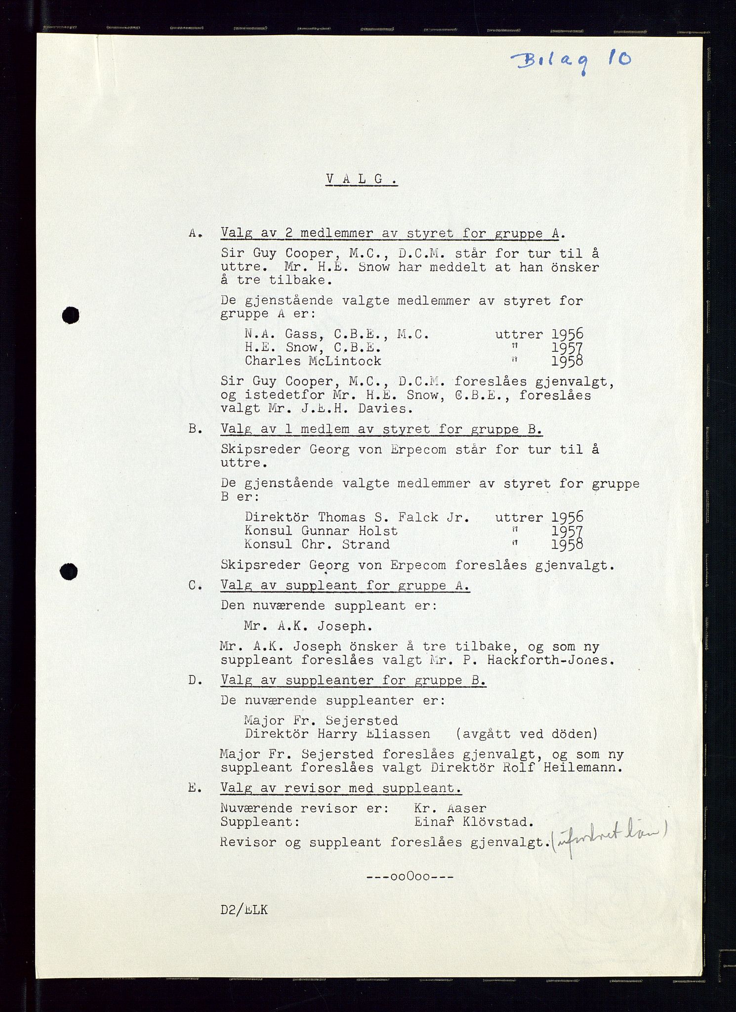 PA 1544 - Norsk Brændselolje A/S, SAST/A-101965/1/A/Aa/L0007/0002: Generalforsamling / Generalforsamling 1955, 1955, s. 6