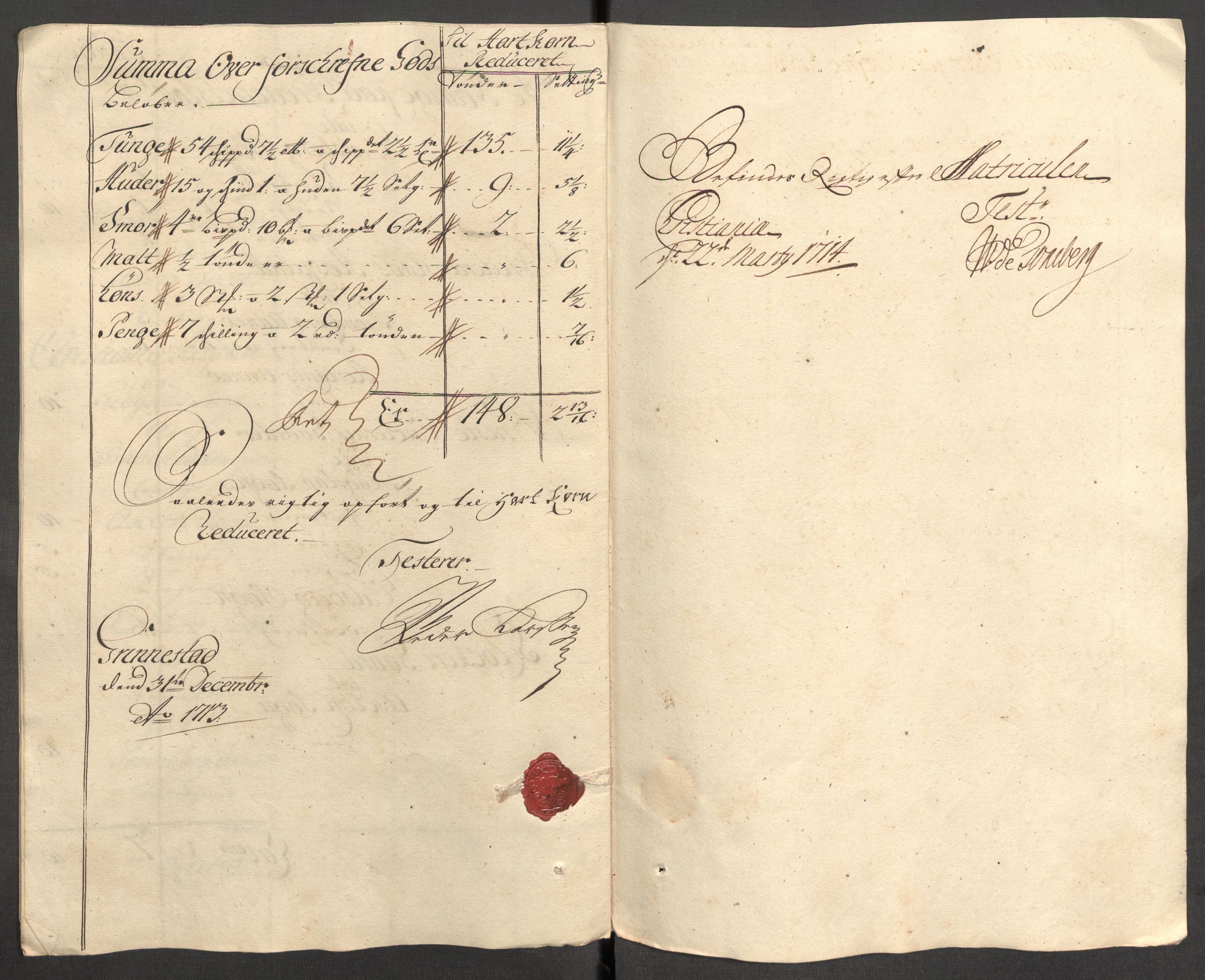 Rentekammeret inntil 1814, Reviderte regnskaper, Fogderegnskap, AV/RA-EA-4092/R07/L0307: Fogderegnskap Rakkestad, Heggen og Frøland, 1713, s. 201