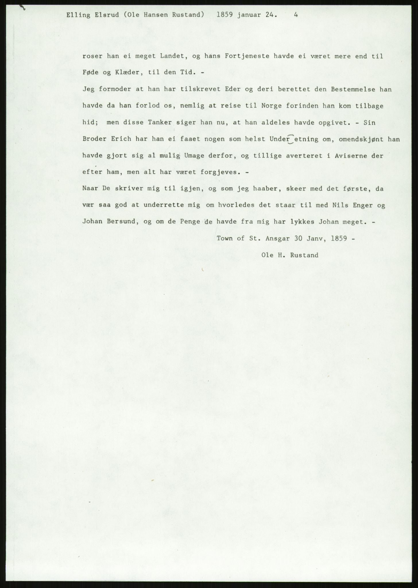 Samlinger til kildeutgivelse, Amerikabrevene, AV/RA-EA-4057/F/L0018: Innlån fra Buskerud: Elsrud, 1838-1914, s. 1197