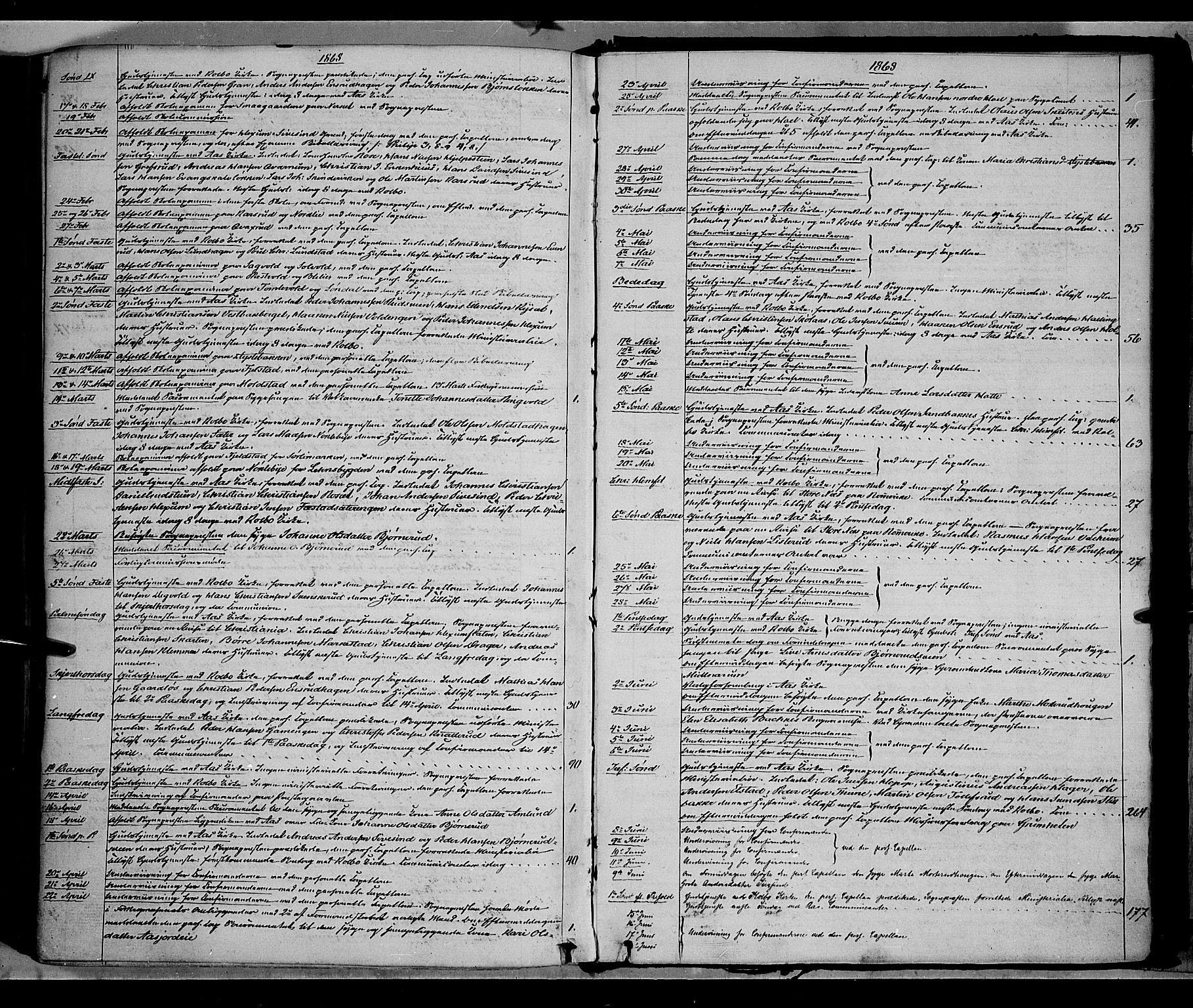 Vestre Toten prestekontor, AV/SAH-PREST-108/H/Ha/Haa/L0007: Ministerialbok nr. 7, 1862-1869, s. 378