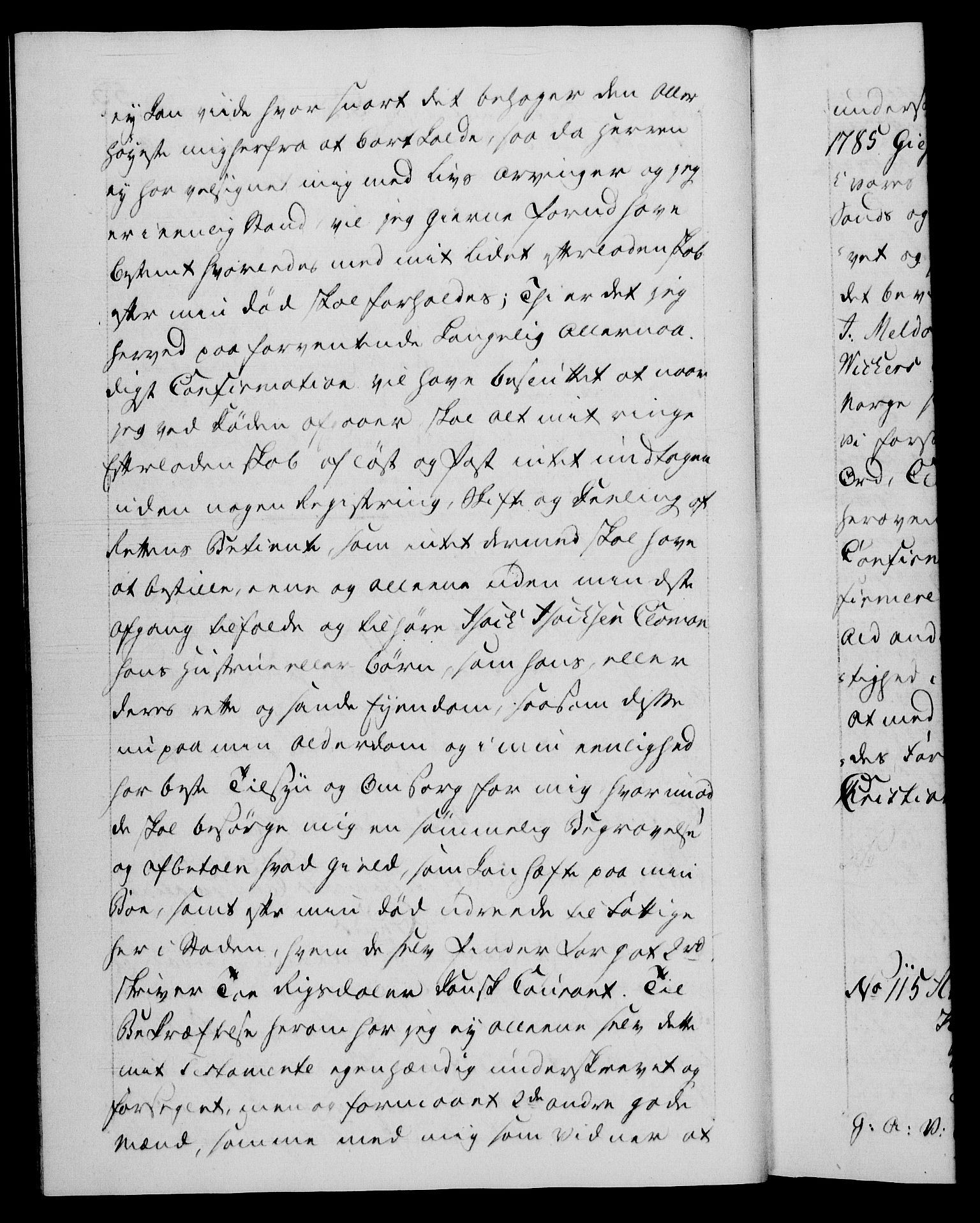 Danske Kanselli 1572-1799, RA/EA-3023/F/Fc/Fca/Fcaa/L0051: Norske registre, 1786-1787, s. 53b