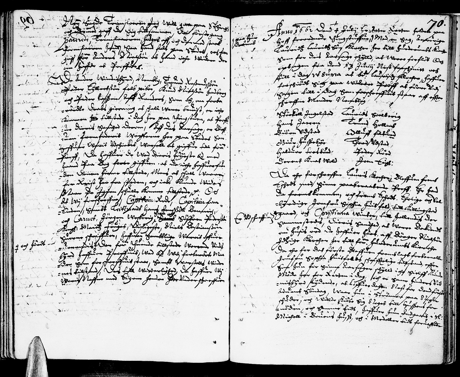 Lier, Røyken og Hurum sorenskriveri, SAKO/A-89/F/Fa/L0004: Tingbok, 1662, s. 70