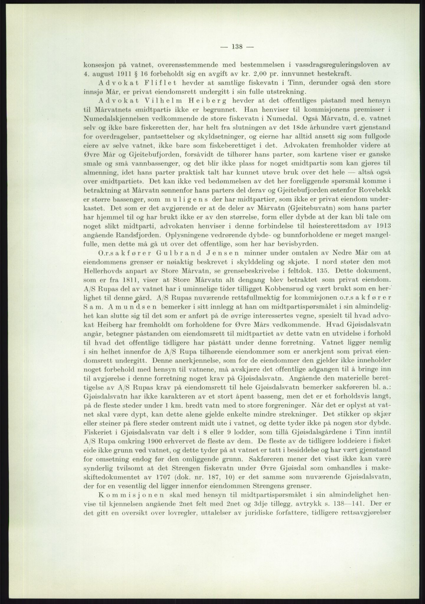 Høyfjellskommisjonen, RA/S-1546/X/Xa/L0001: Nr. 1-33, 1909-1953, s. 1908
