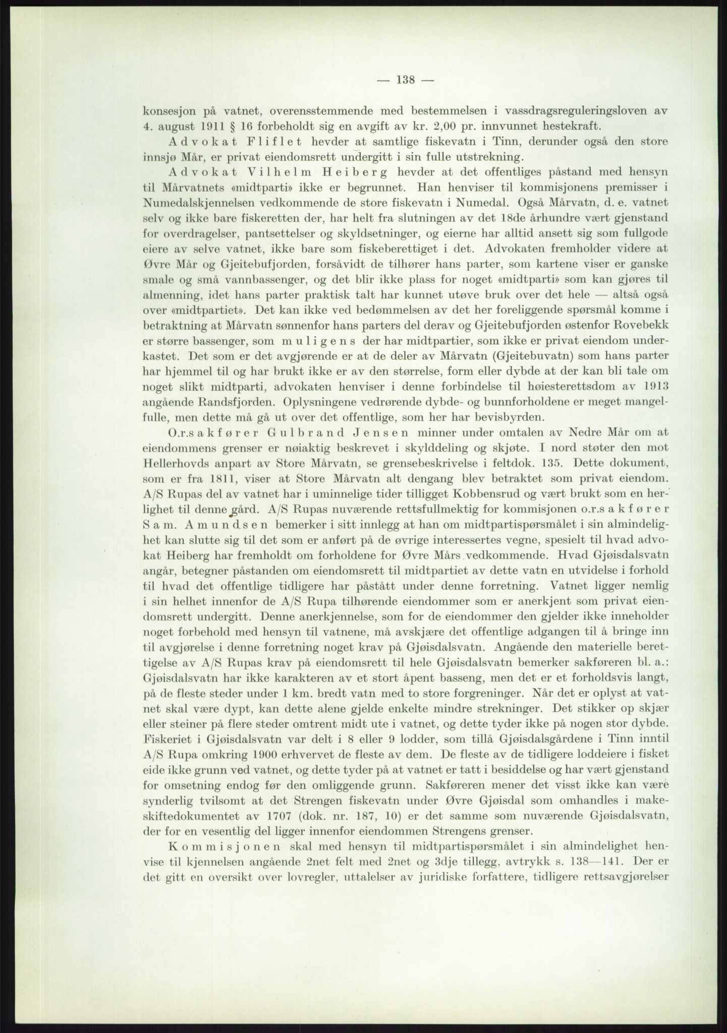 Høyfjellskommisjonen, AV/RA-S-1546/X/Xa/L0001: Nr. 1-33, 1909-1953, s. 1908