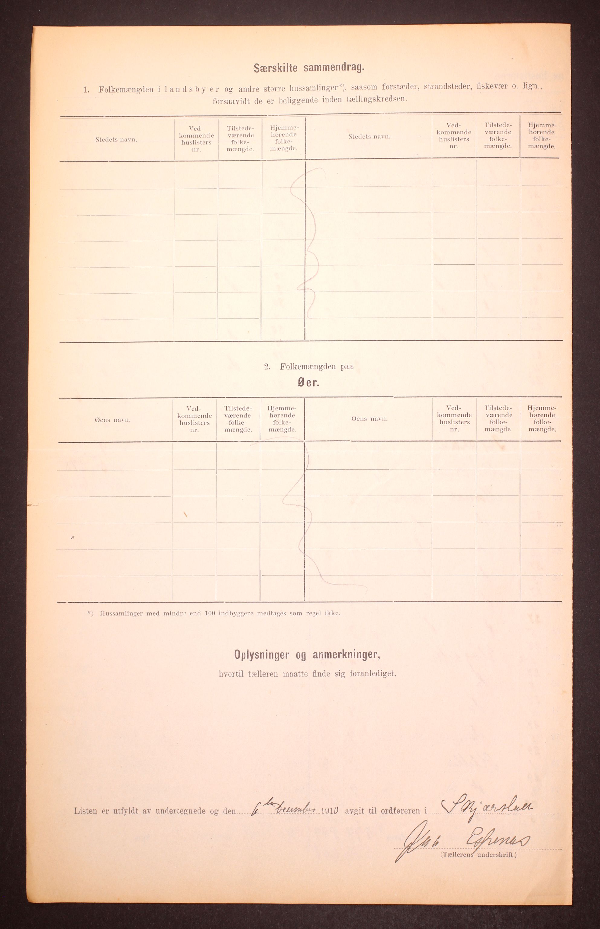 RA, Folketelling 1910 for 1842 Skjerstad herred, 1910, s. 6