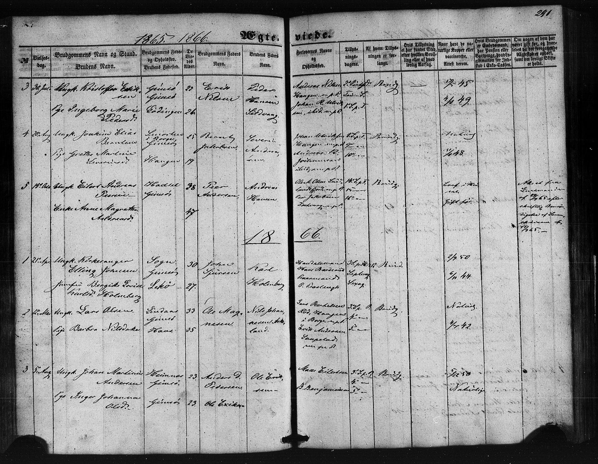 Ministerialprotokoller, klokkerbøker og fødselsregistre - Nordland, SAT/A-1459/876/L1095: Ministerialbok nr. 876A01, 1863-1885, s. 291