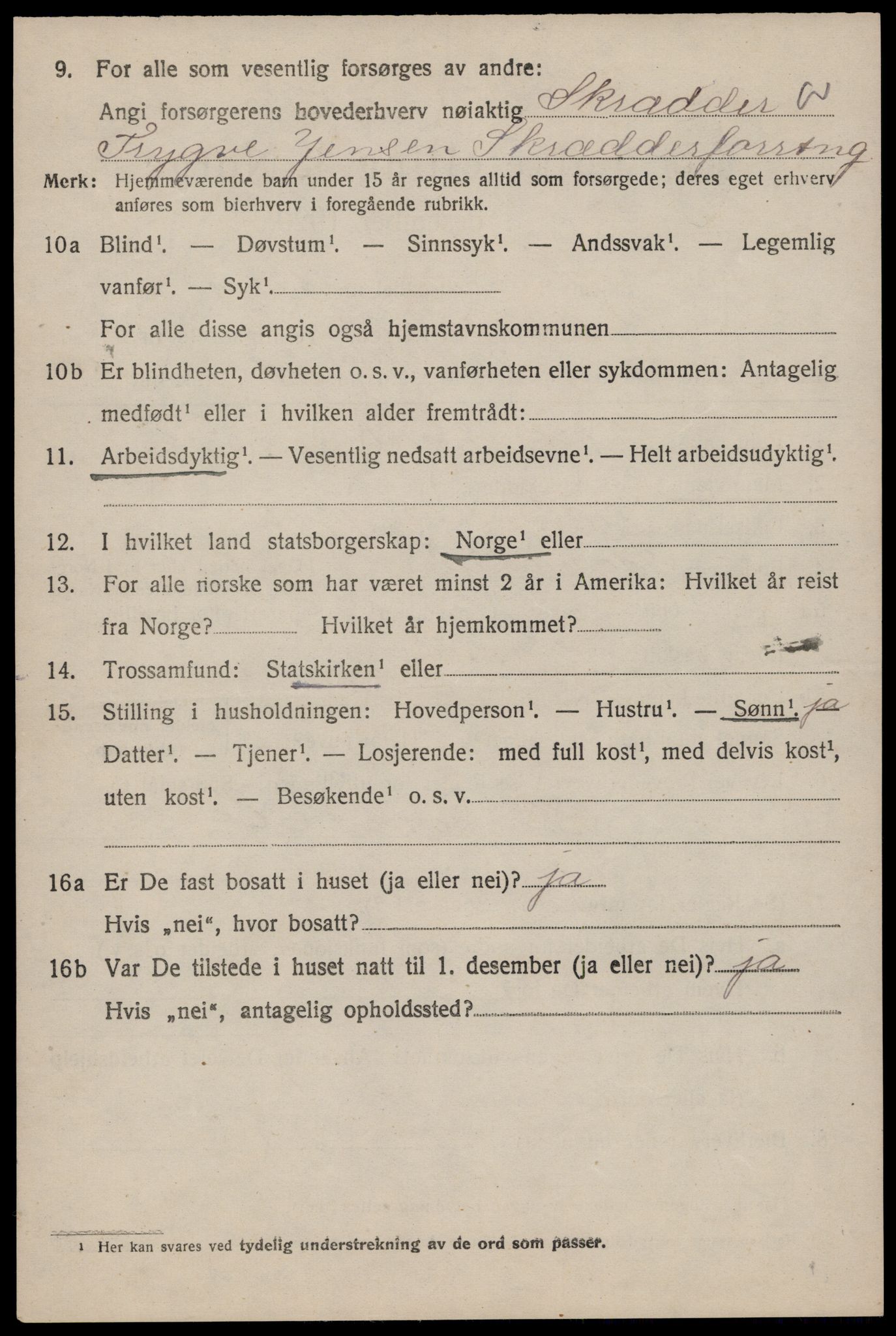 SAST, Folketelling 1920 for 1126 Hetland herred, 1920, s. 13120