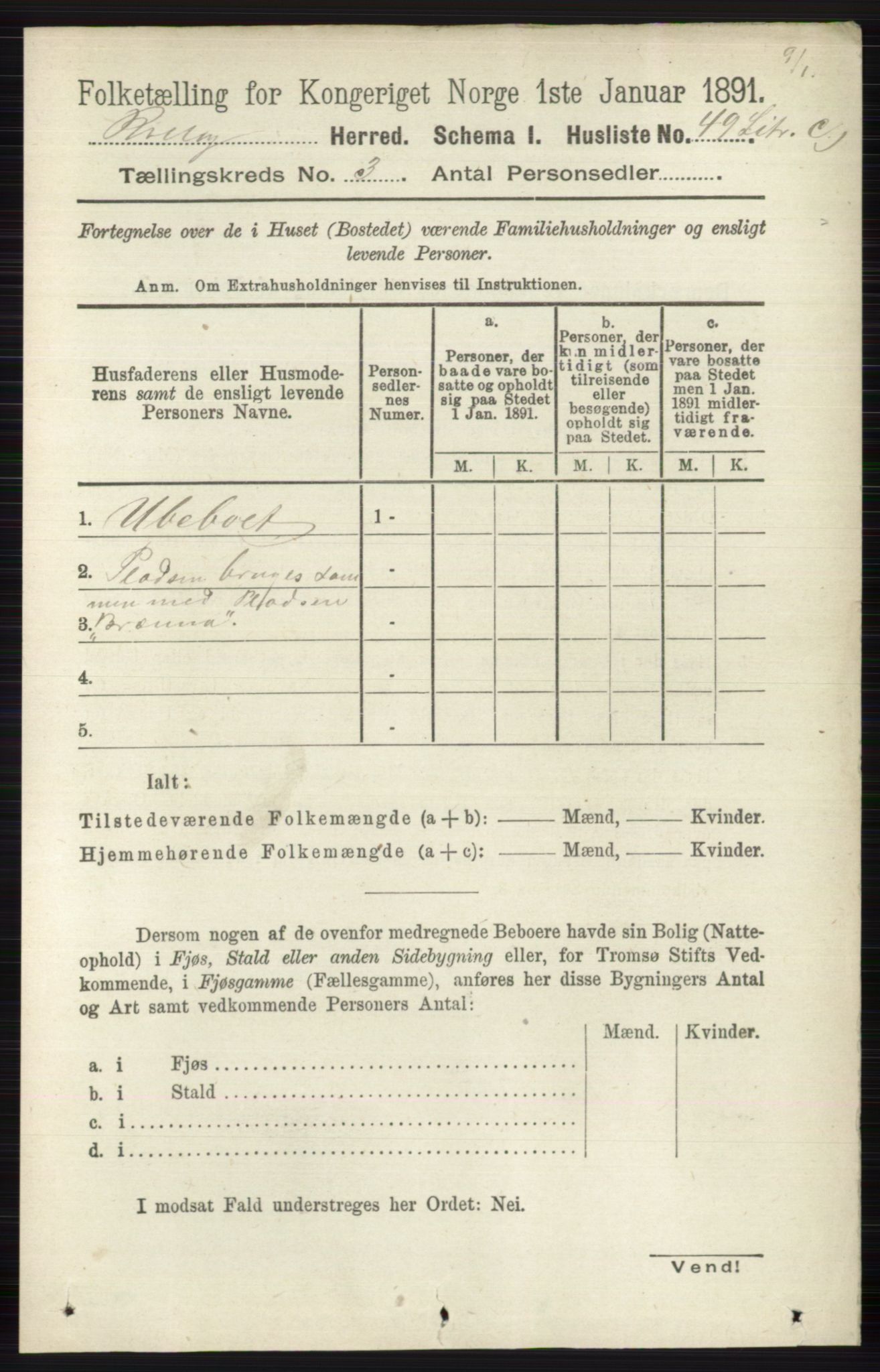 RA, Folketelling 1891 for 0632 Rollag herred, 1891, s. 918