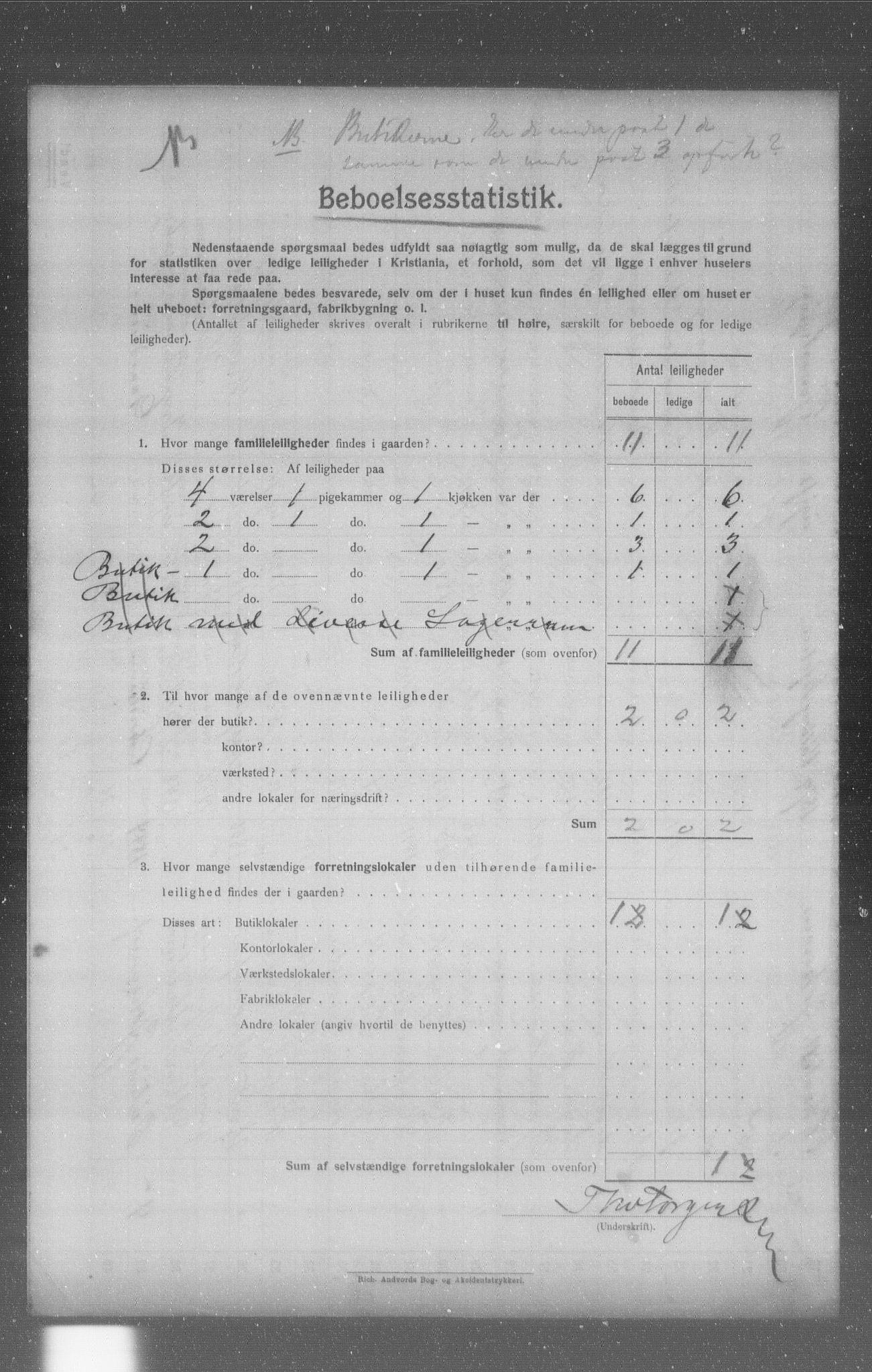 OBA, Kommunal folketelling 31.12.1904 for Kristiania kjøpstad, 1904, s. 3935