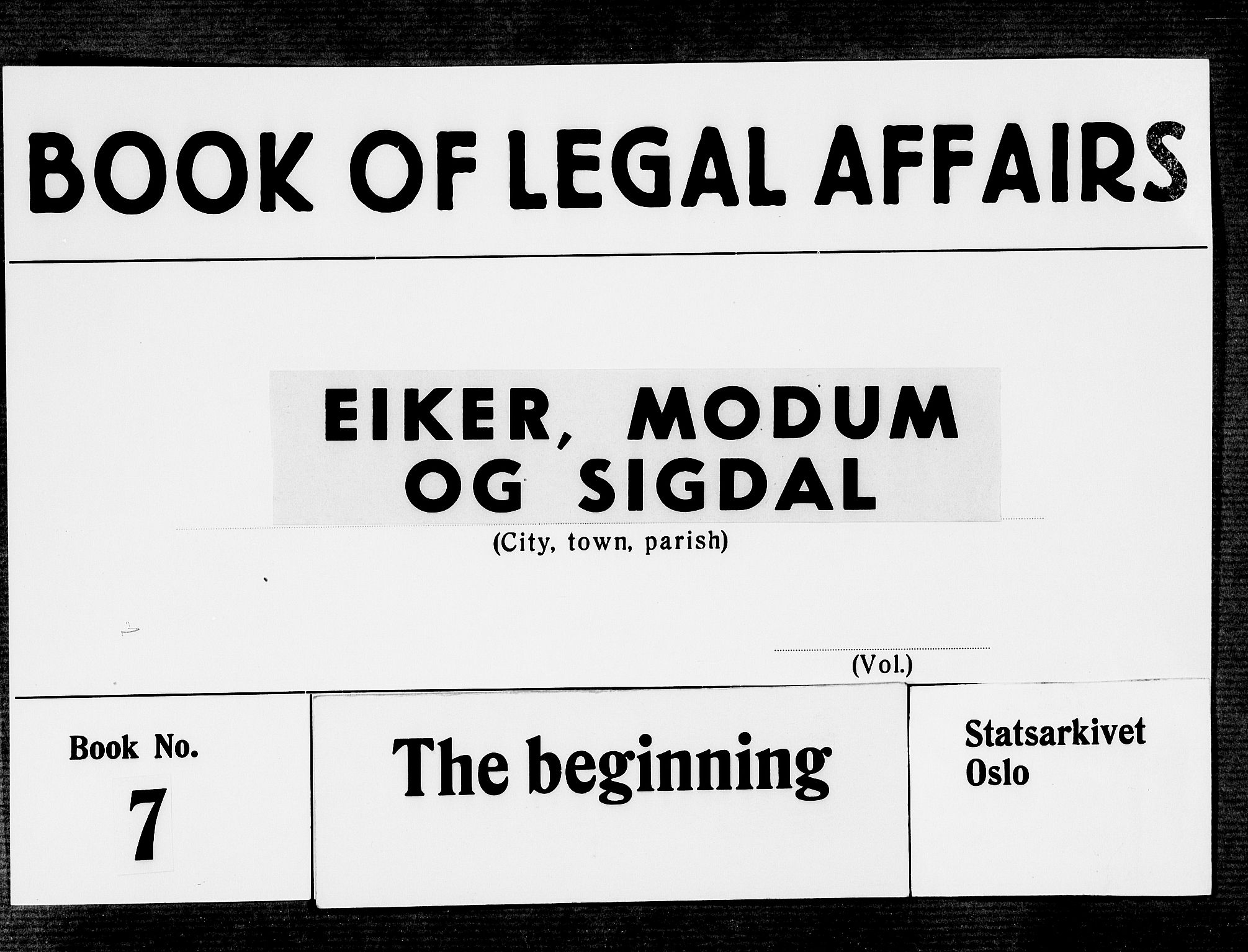 Eiker, Modum og Sigdal sorenskriveri, AV/SAKO-A-123/F/Fa/Faa/L0007: Tingbok, 1665
