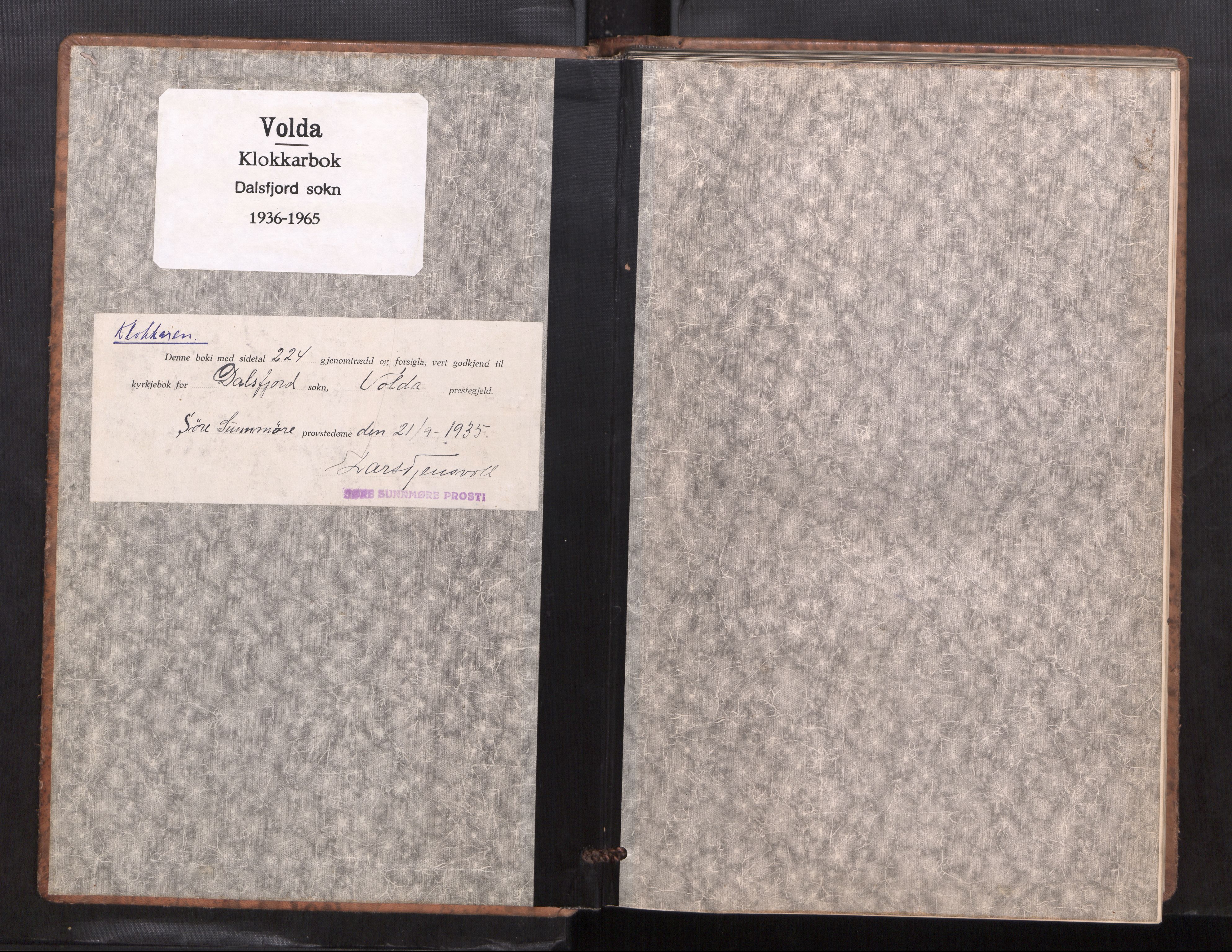 Ministerialprotokoller, klokkerbøker og fødselsregistre - Møre og Romsdal, AV/SAT-A-1454/512/L0171: Klokkerbok nr. 512---, 1936-1965