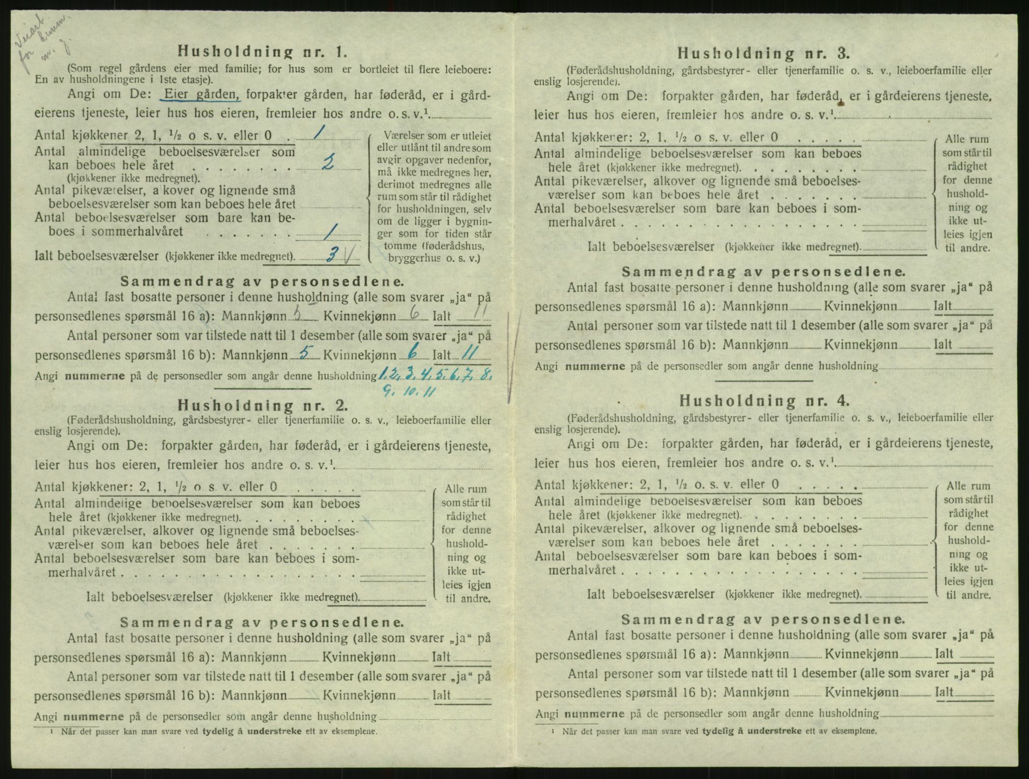 SAK, Folketelling 1920 for 0935 Iveland herred, 1920, s. 202