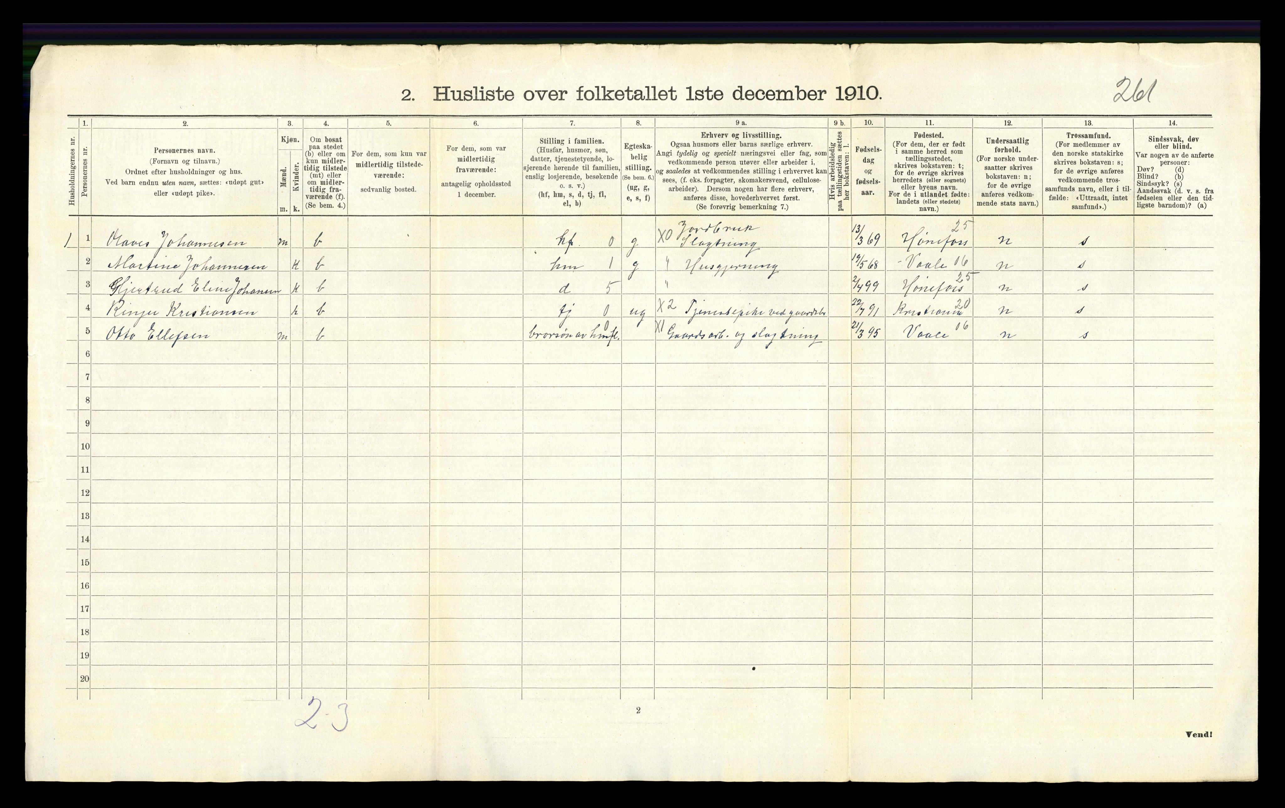 RA, Folketelling 1910 for 0612 Hole herred, 1910, s. 41