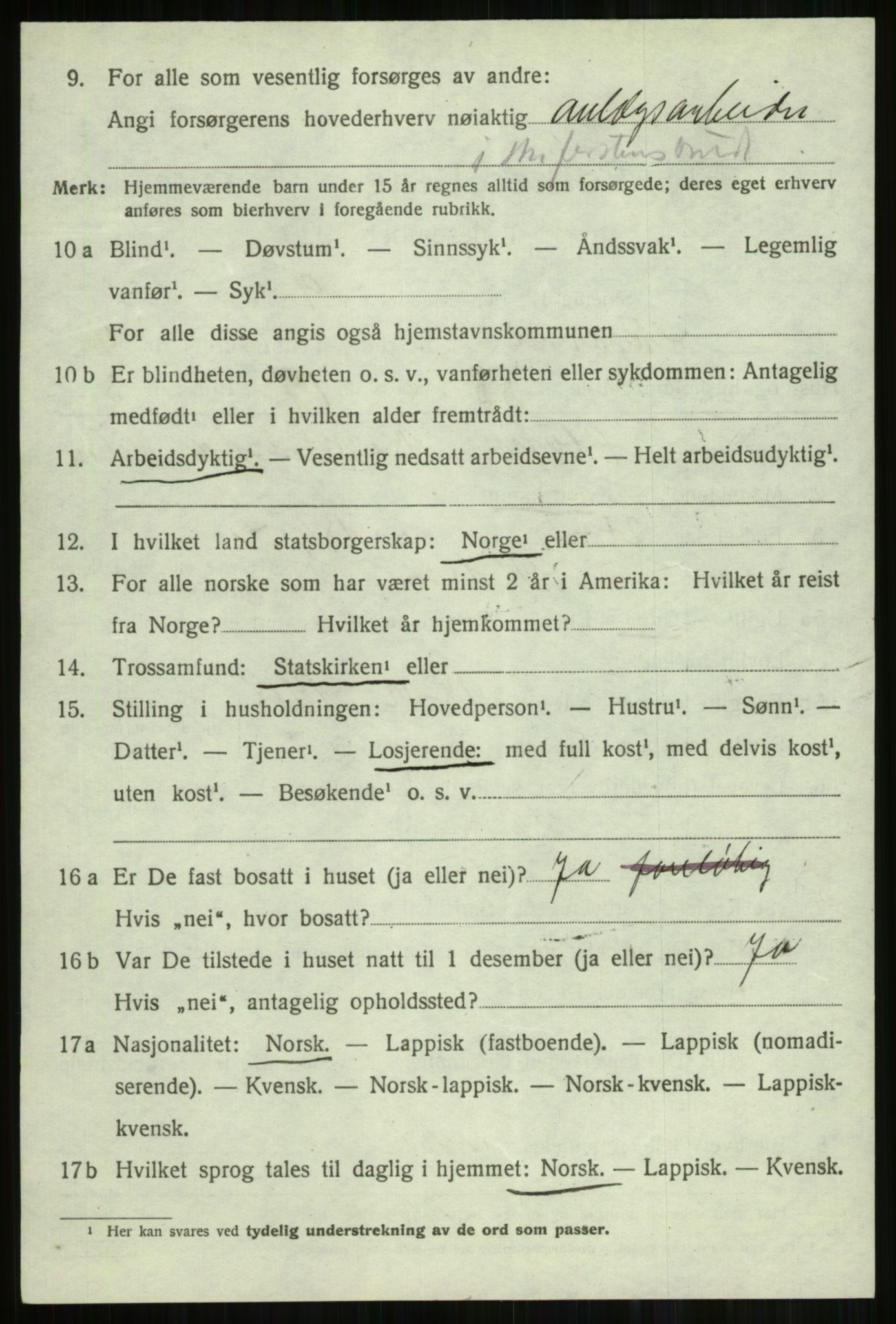 SATØ, Folketelling 1920 for 1941 Skjervøy herred, 1920, s. 2878
