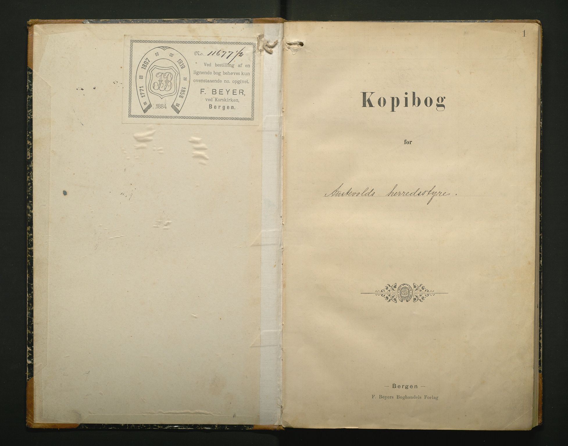 Austevoll kommune. Formannskapet, IKAH/1244-021/B/Ba/L0001a: Kopibok for formannskapet, 1901-1915