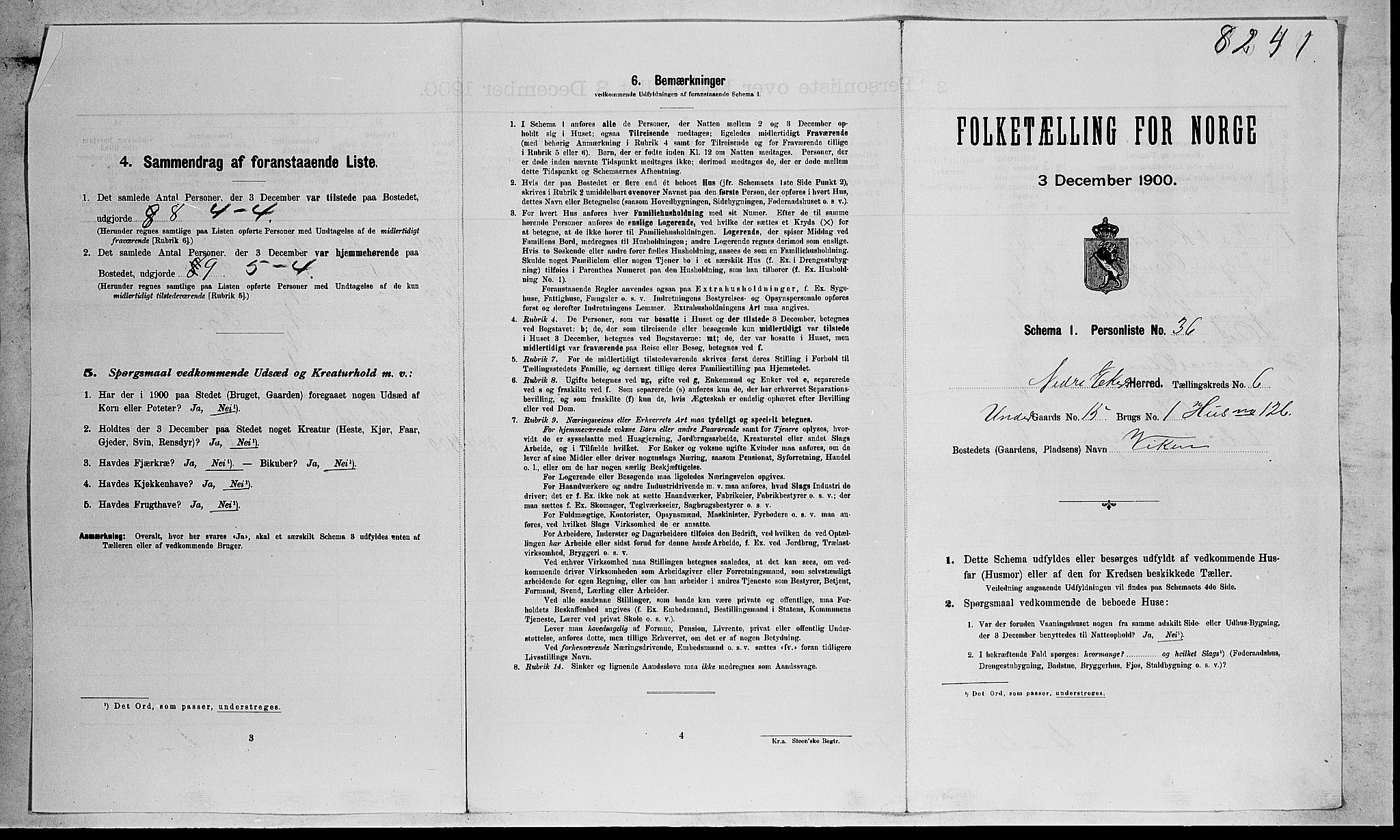 RA, Folketelling 1900 for 0625 Nedre Eiker herred, 1900, s. 773