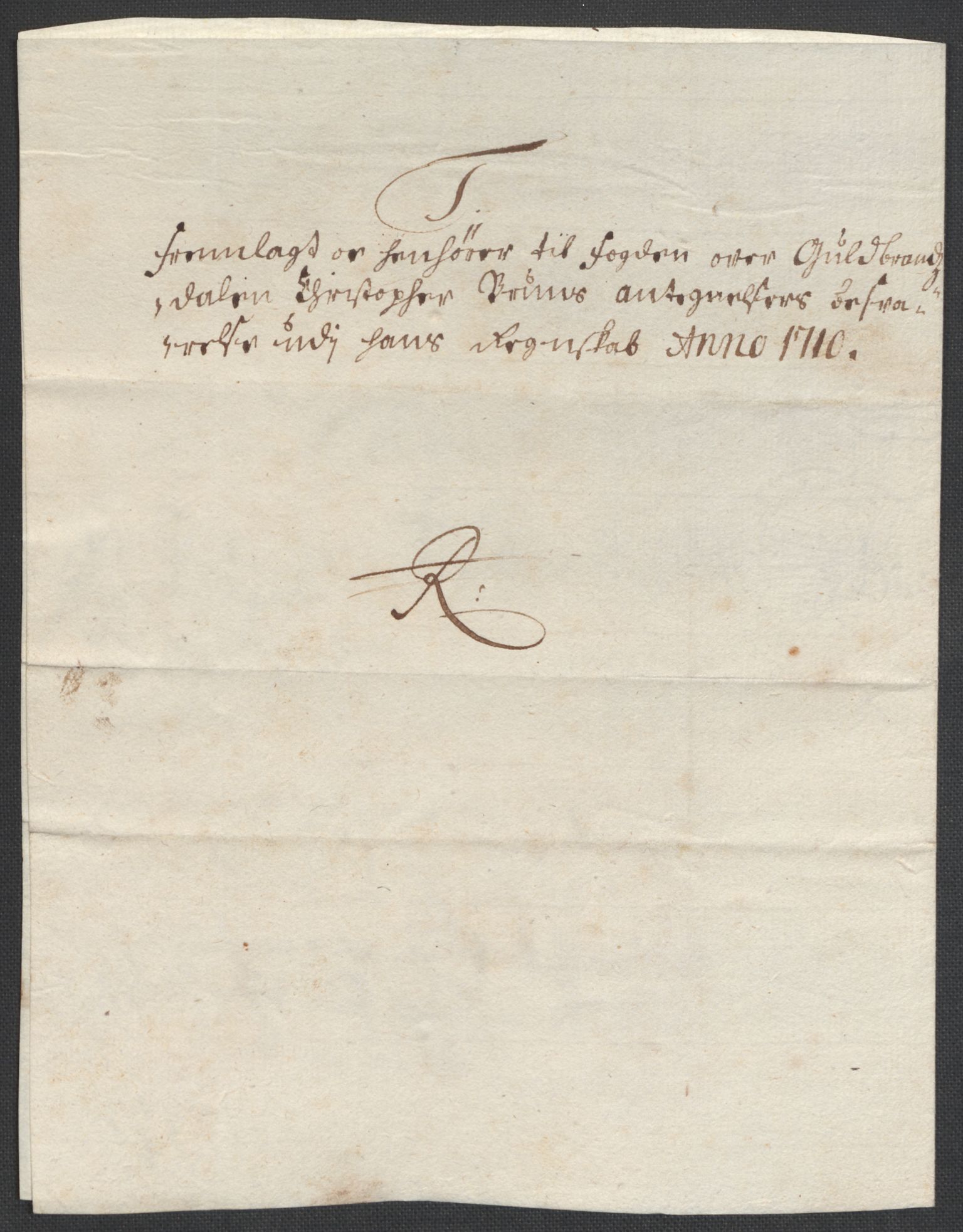 Rentekammeret inntil 1814, Reviderte regnskaper, Fogderegnskap, AV/RA-EA-4092/R17/L1179: Fogderegnskap Gudbrandsdal, 1708-1710, s. 489