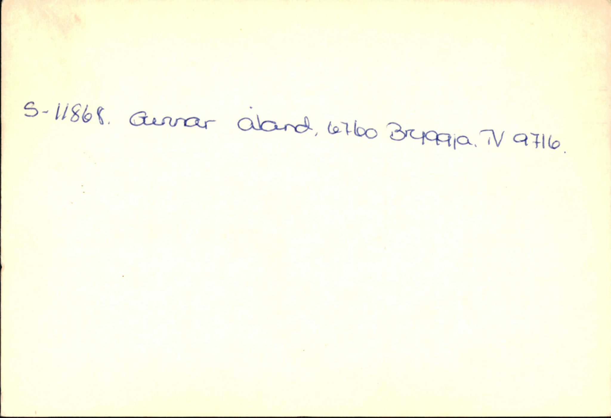 Statens vegvesen, Sogn og Fjordane vegkontor, AV/SAB-A-5301/4/F/L0145: Registerkort Vågsøy S-Å. Årdal I-P, 1945-1975, s. 514