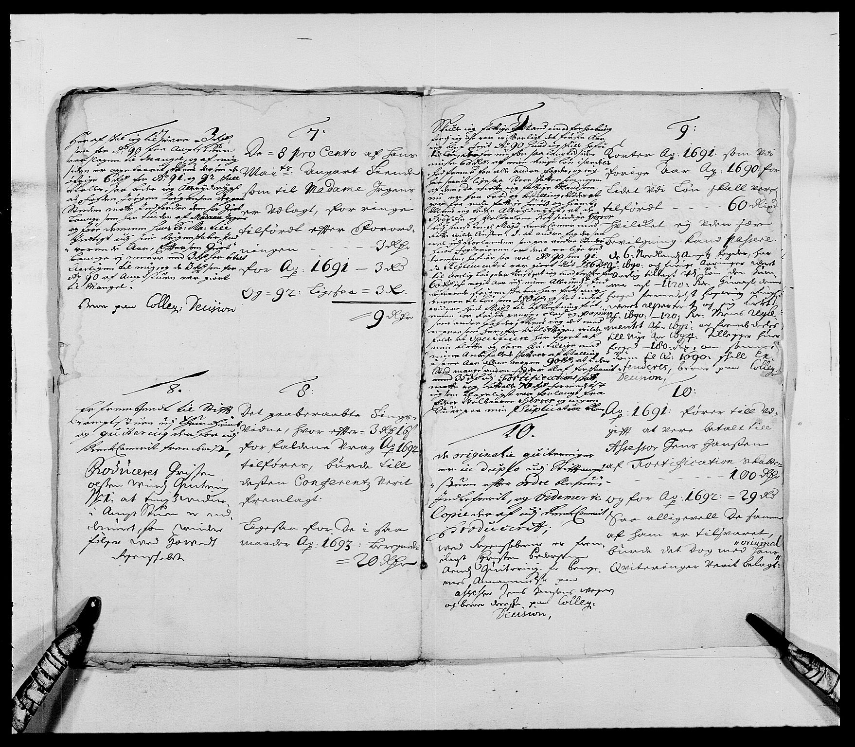 Rentekammeret inntil 1814, Reviderte regnskaper, Fogderegnskap, RA/EA-4092/R68/L4751: Fogderegnskap Senja og Troms, 1690-1693, s. 329