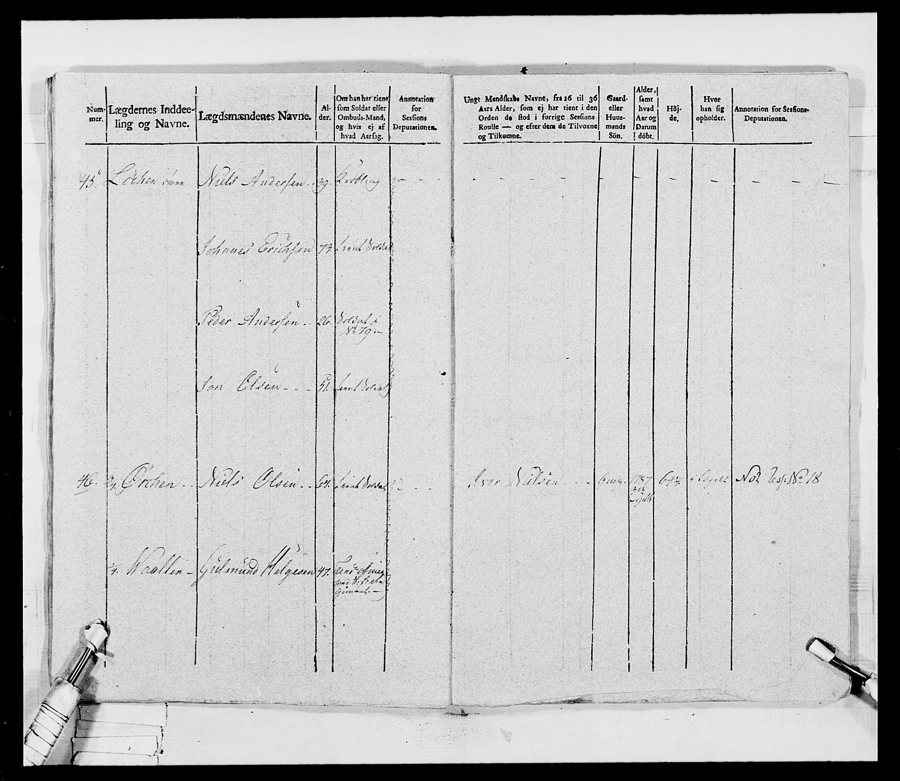 Generalitets- og kommissariatskollegiet, Det kongelige norske kommissariatskollegium, AV/RA-EA-5420/E/Eh/L0032b: Nordafjelske gevorbne infanteriregiment, 1806, s. 209