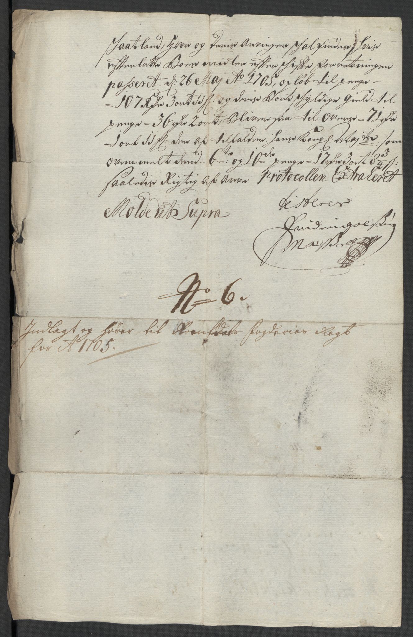 Rentekammeret inntil 1814, Reviderte regnskaper, Fogderegnskap, RA/EA-4092/R55/L3656: Fogderegnskap Romsdal, 1703-1705, s. 434