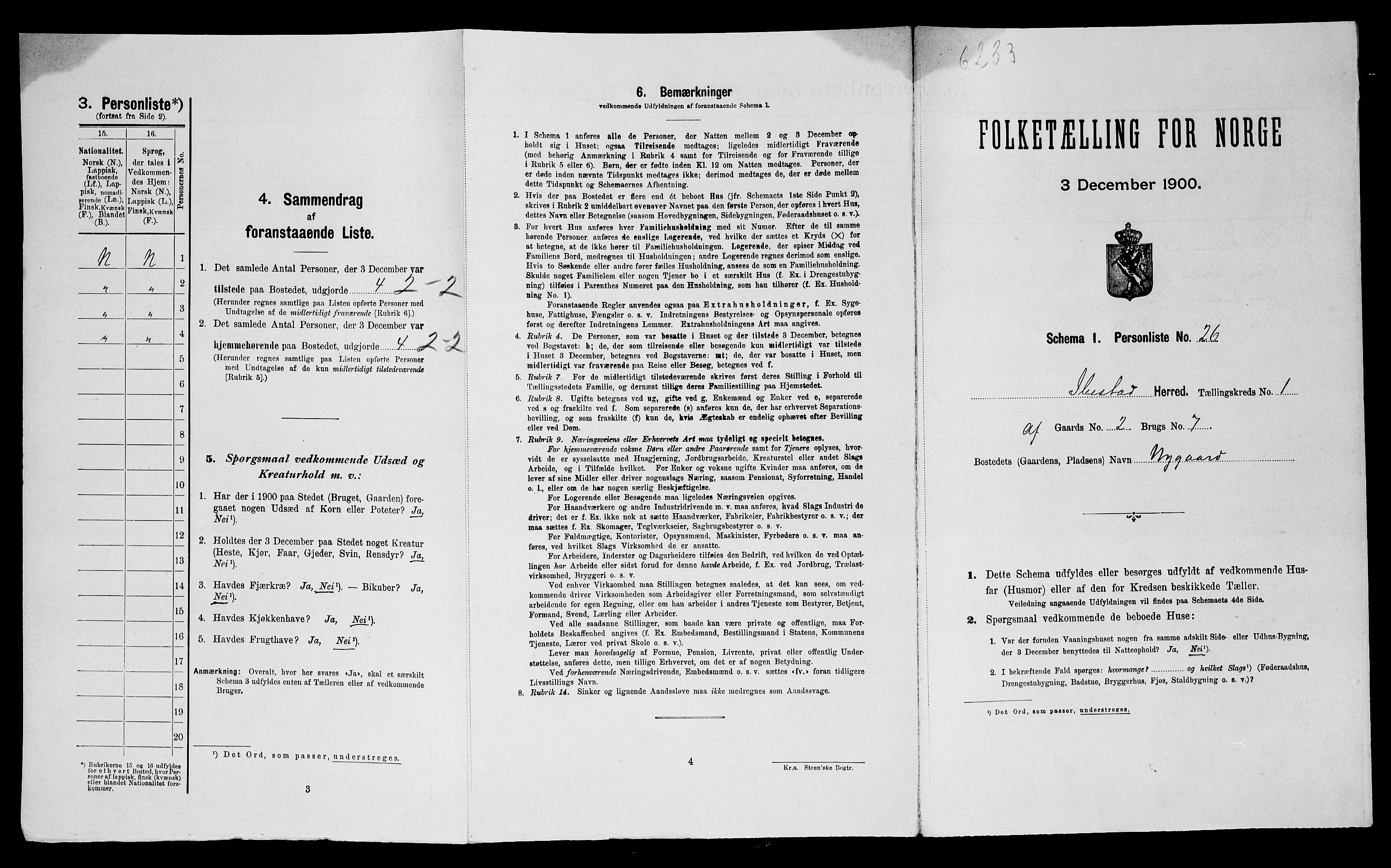 SATØ, Folketelling 1900 for 1917 Ibestad herred, 1900, s. 211