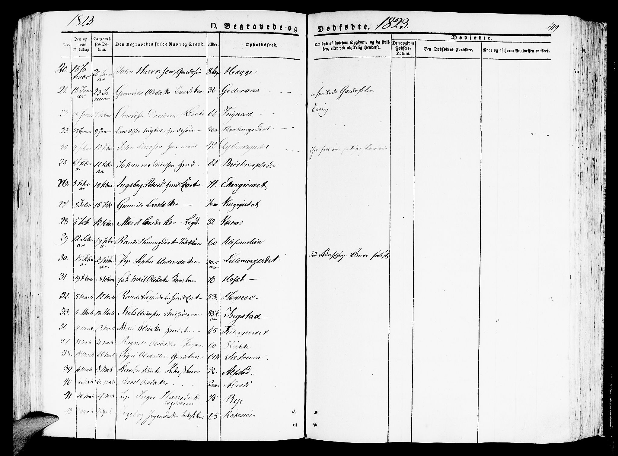 Ministerialprotokoller, klokkerbøker og fødselsregistre - Nord-Trøndelag, AV/SAT-A-1458/709/L0070: Ministerialbok nr. 709A10, 1820-1832, s. 419