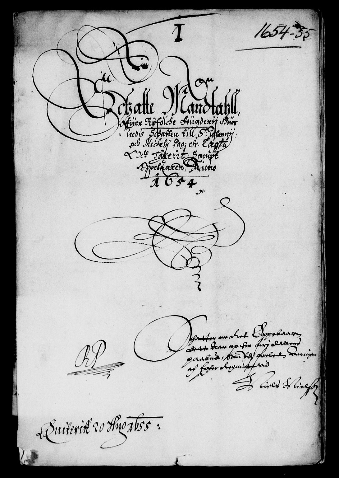 Rentekammeret inntil 1814, Reviderte regnskaper, Lensregnskaper, AV/RA-EA-5023/R/Rb/Rbs/L0035: Stavanger len, 1648-1655