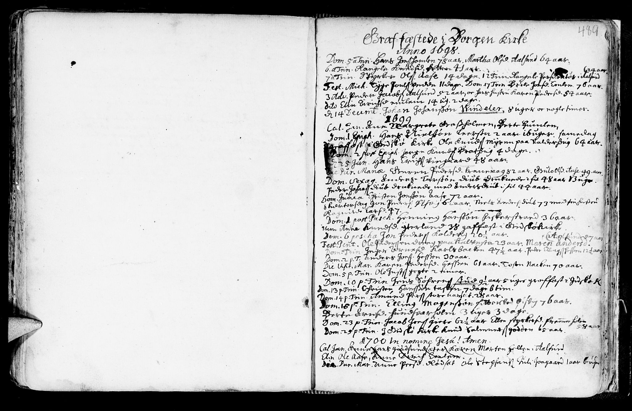Ministerialprotokoller, klokkerbøker og fødselsregistre - Møre og Romsdal, AV/SAT-A-1454/528/L0390: Ministerialbok nr. 528A01, 1698-1739, s. 488-489