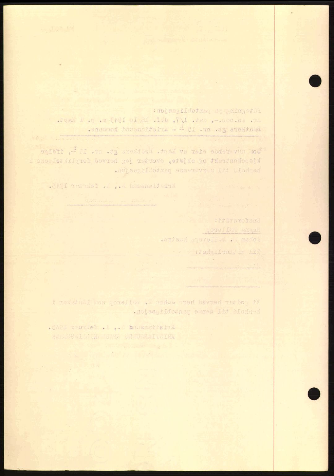 Kristiansund byfogd, AV/SAT-A-4587/A/27: Pantebok nr. 37-38, 1943-1945, Dagboknr: 137/1945