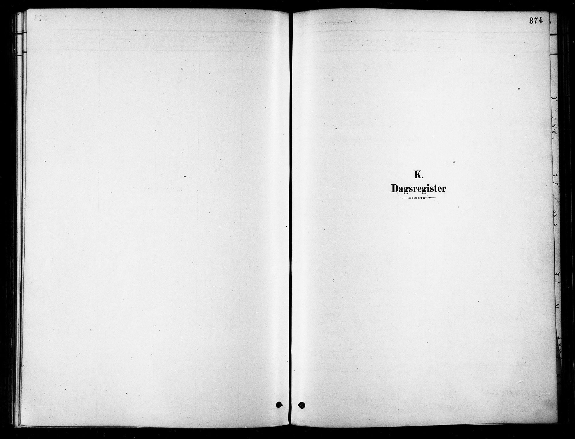 Karlsøy sokneprestembete, AV/SATØ-S-1299/H/Ha/Haa/L0006kirke: Ministerialbok nr. 6, 1879-1890, s. 374