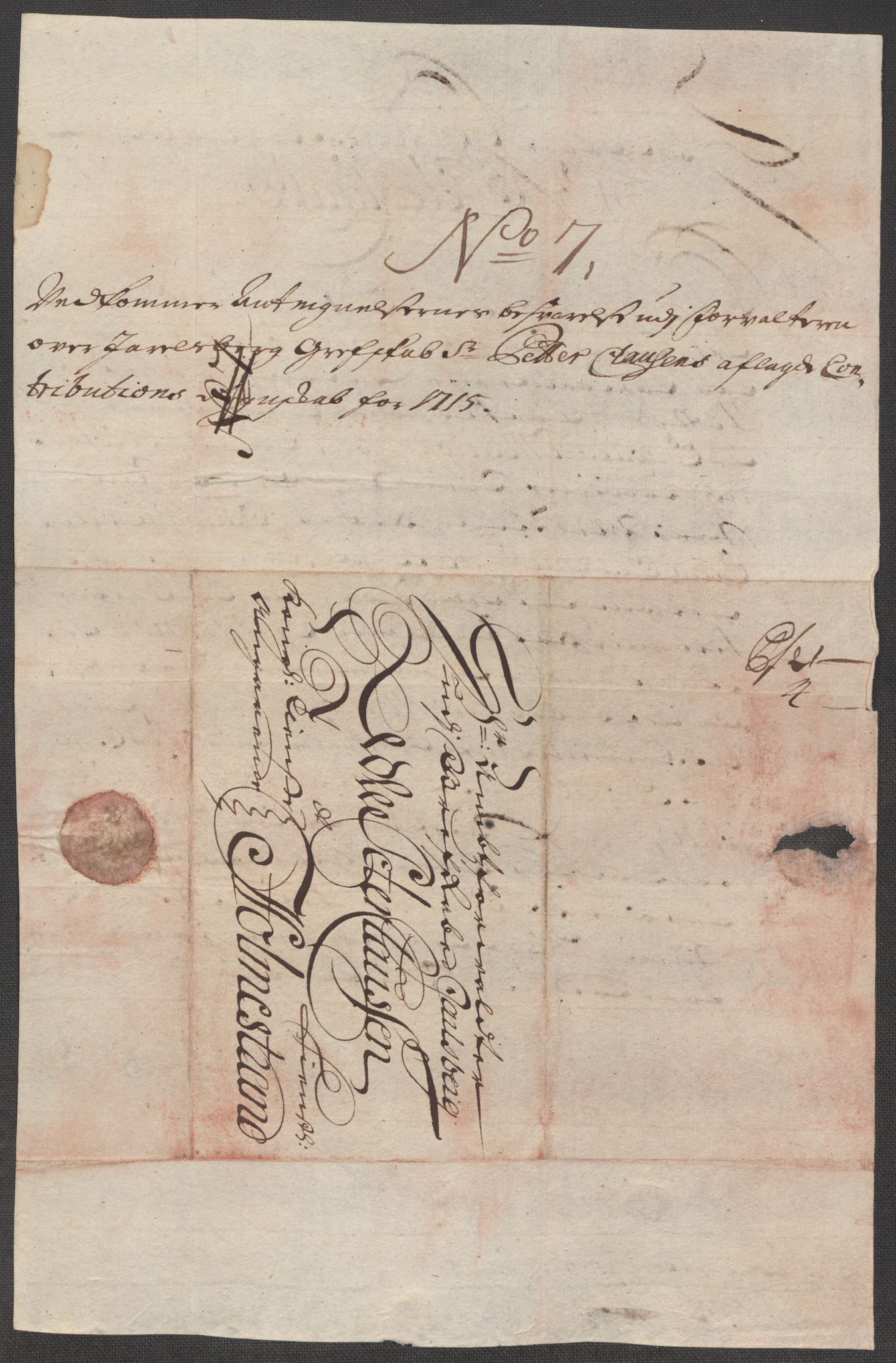 Rentekammeret inntil 1814, Reviderte regnskaper, Fogderegnskap, AV/RA-EA-4092/R32/L1879: Fogderegnskap Jarlsberg grevskap, 1714-1715, s. 515