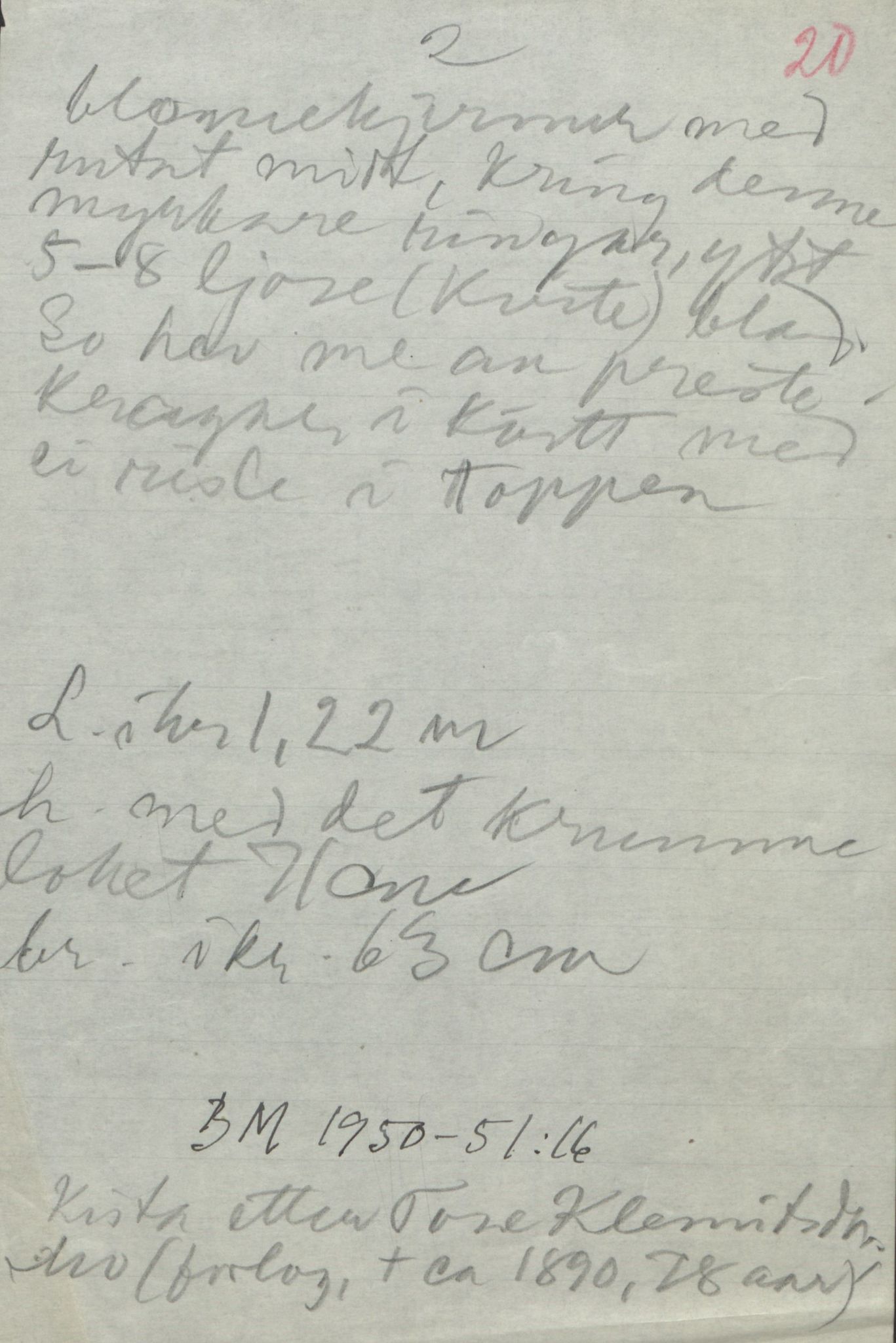 Rikard Berge, TEMU/TGM-A-1003/F/L0018/0056: 600-656 / 655 Brev, kataloger og andre papir til Rikard Berge. Konvolutten merka: Postpapir8, 1910-1950, s. 20